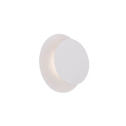 Moonglow 7" LED Wall Sconce, 4CCT, White Finish