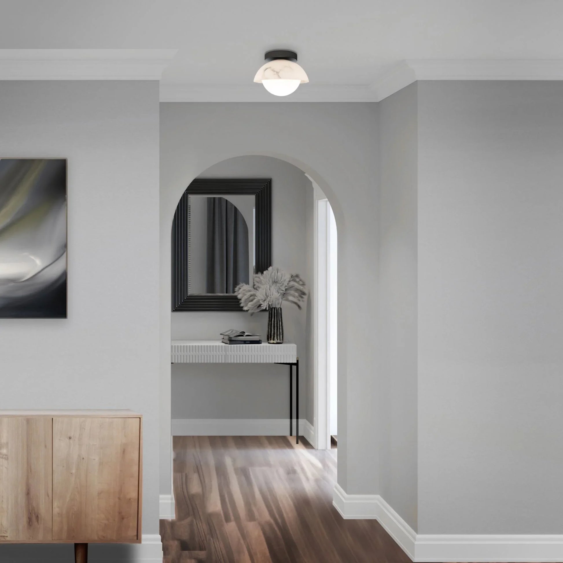 WAC Lighting - Moonstone 10" LED Flush Mount, Black Finish | Bees Lighting