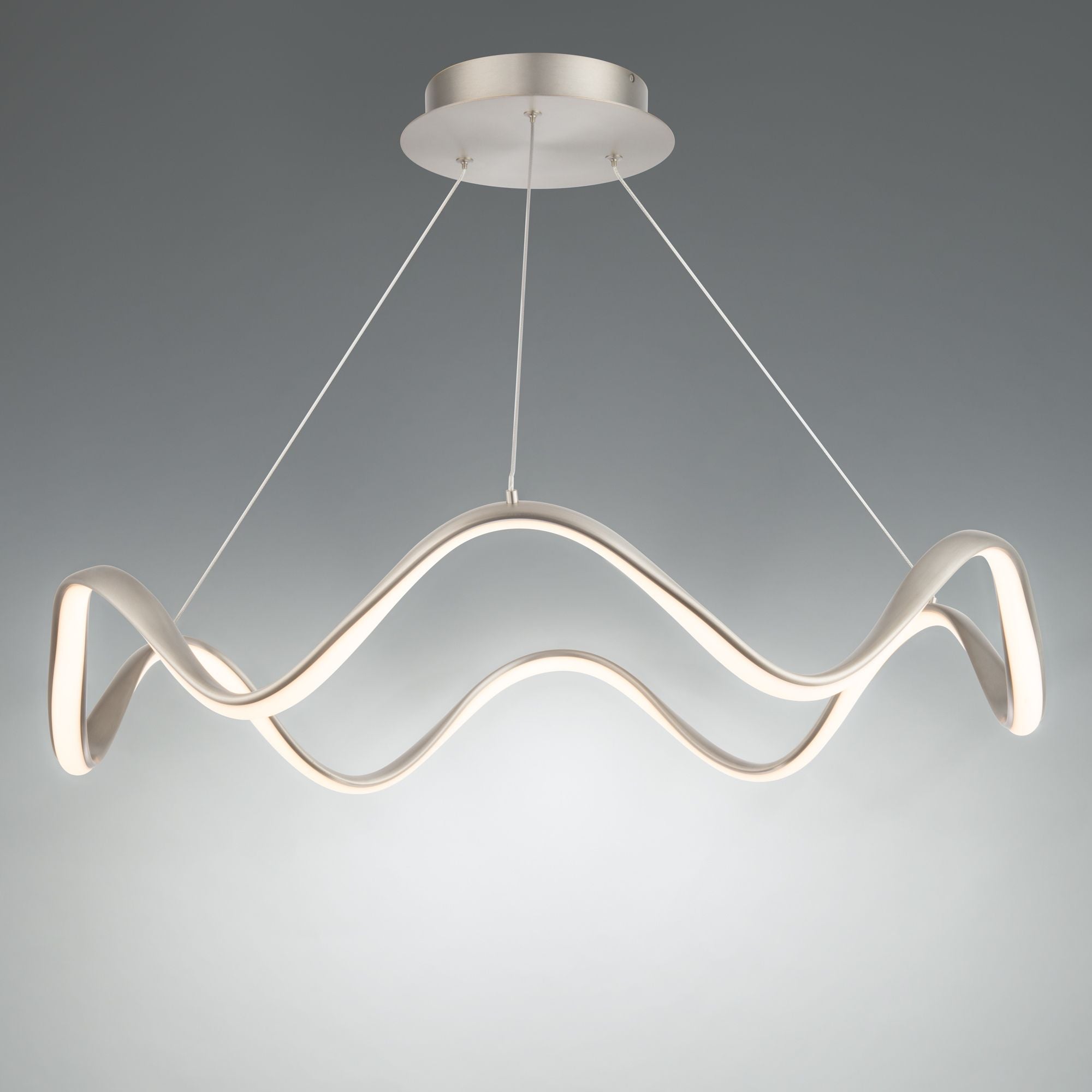 Morae 30" LED Pendant, Brushed Nickel Finish - Bees Lighting
