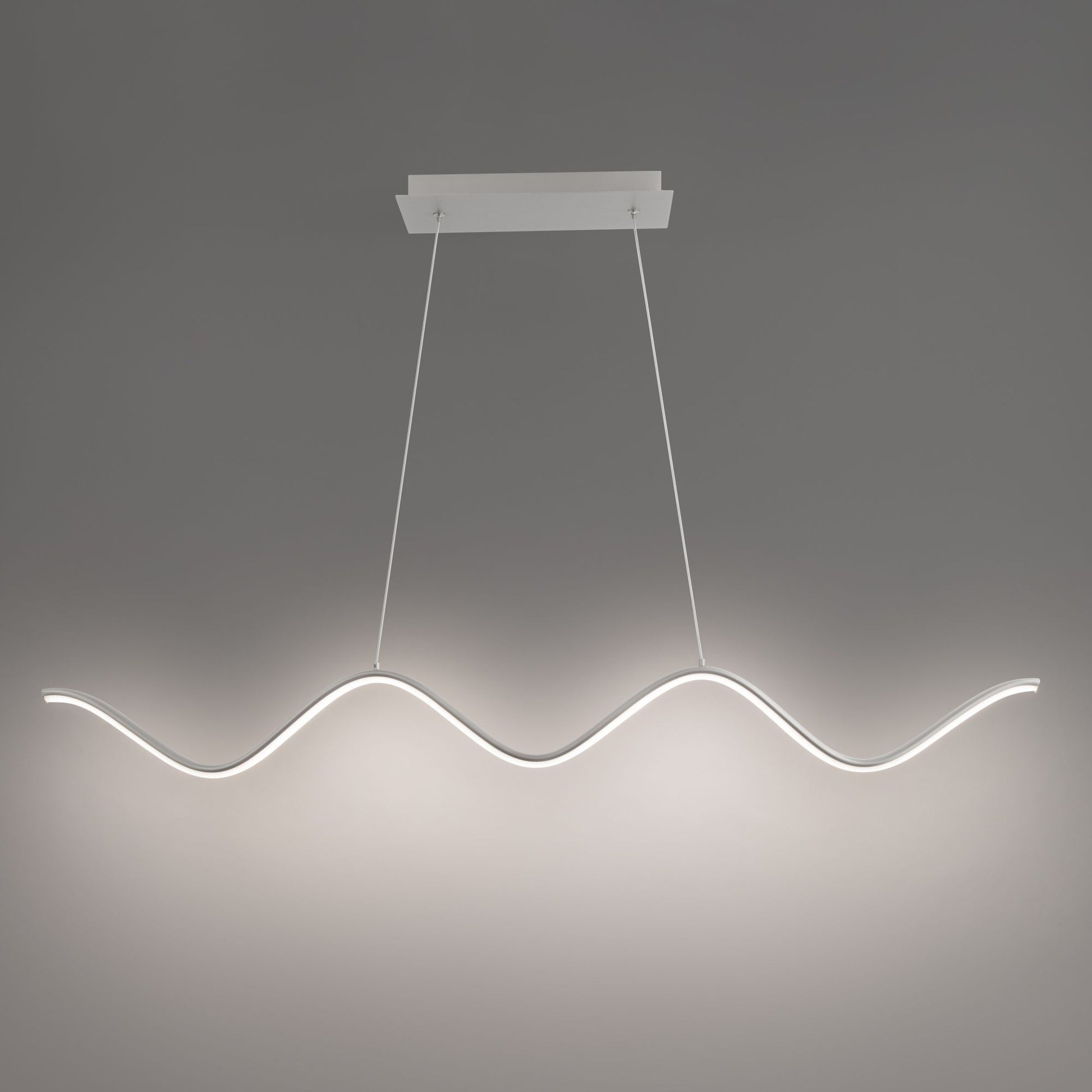Morae 44" LED Pendant, Brushed Nickel Finish - Bees Lighting