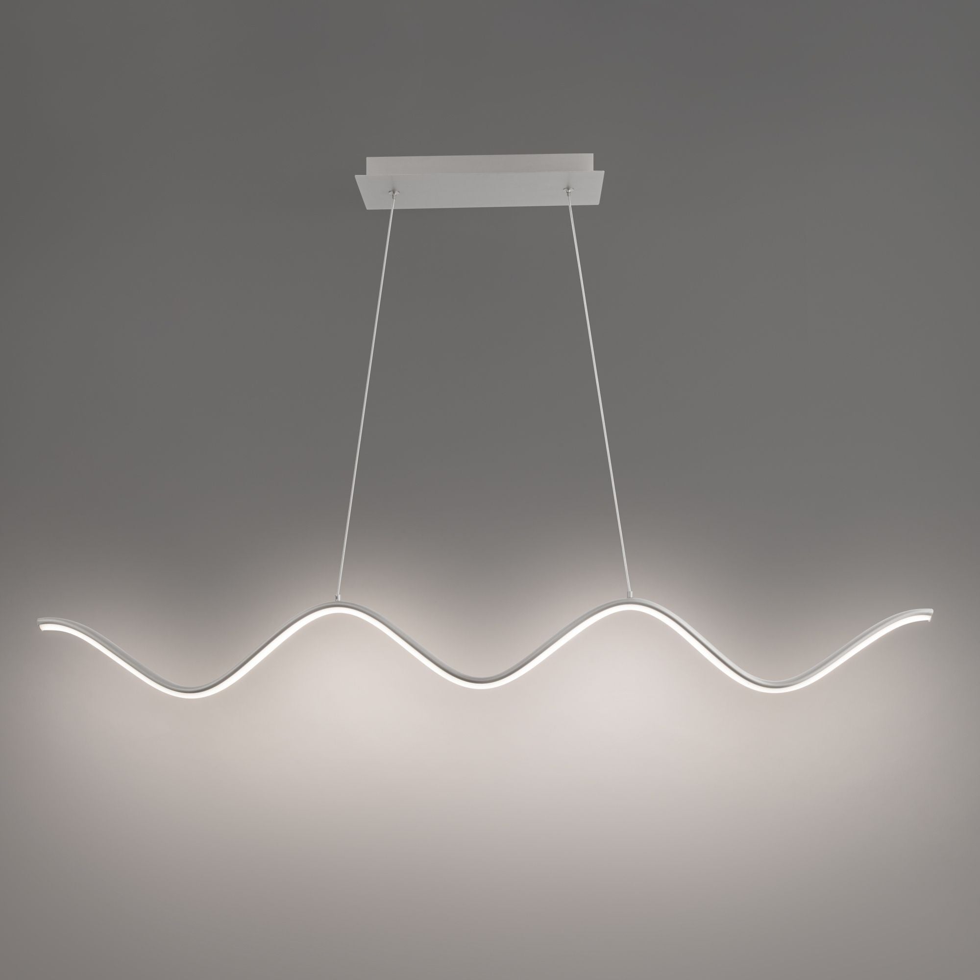 Morae 44" LED Pendant, Brushed Nickel Finish - Bees Lighting