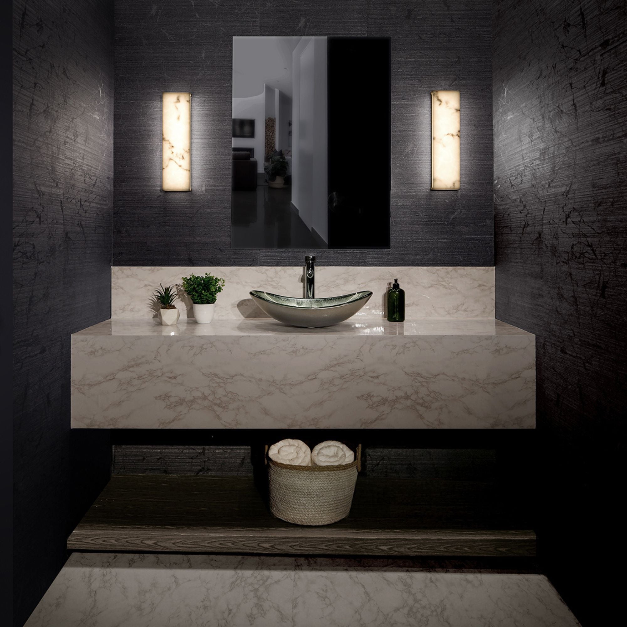 Museo 18 in. LED Bath Bar 1140 Lumens 3000K White finish