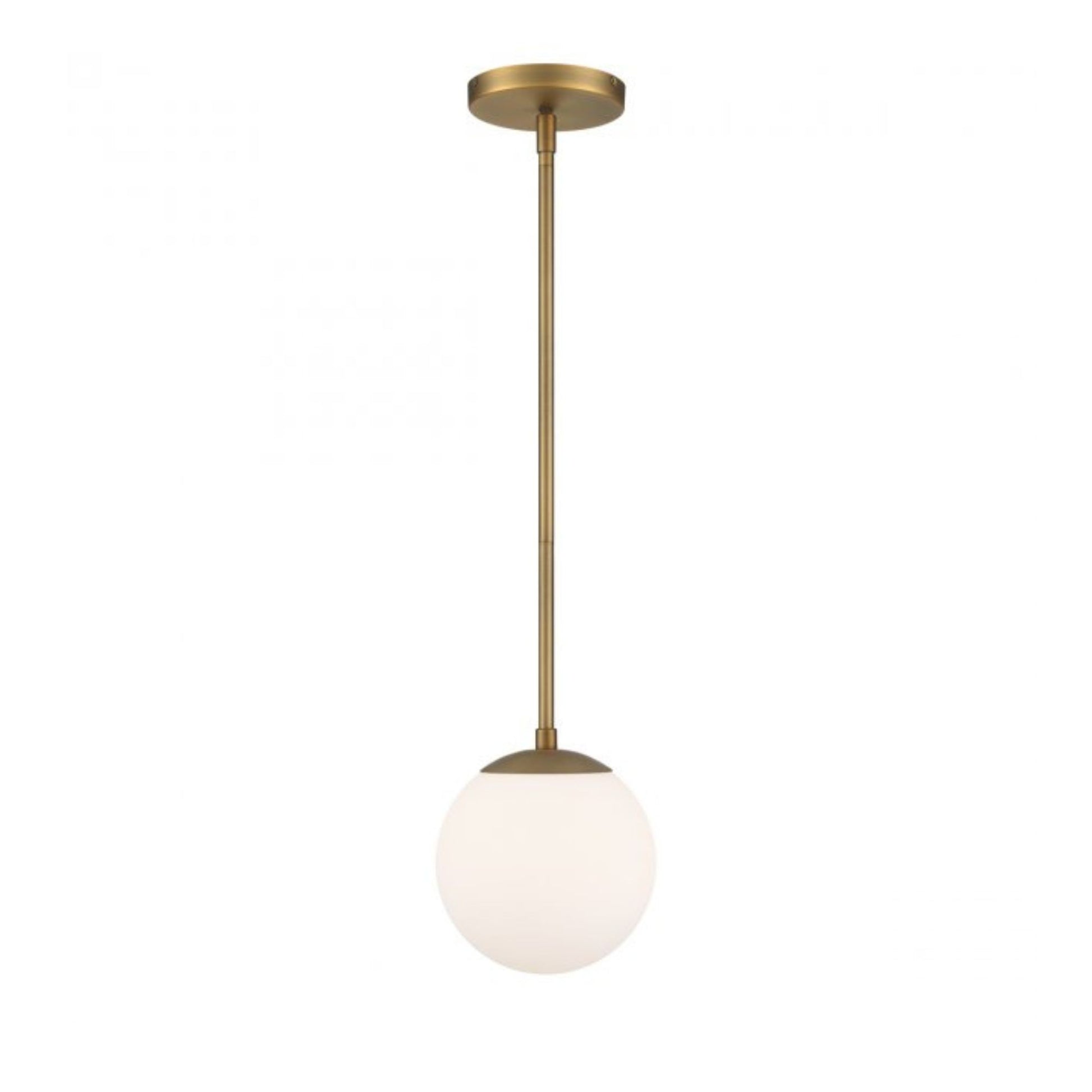 Niveous 7 In LED Pendant Light Brass Finish - Bees Lighting