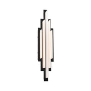 Nouveau 23" LED Wall Sconce, 3CCT, Black Finish - Bees Lighting