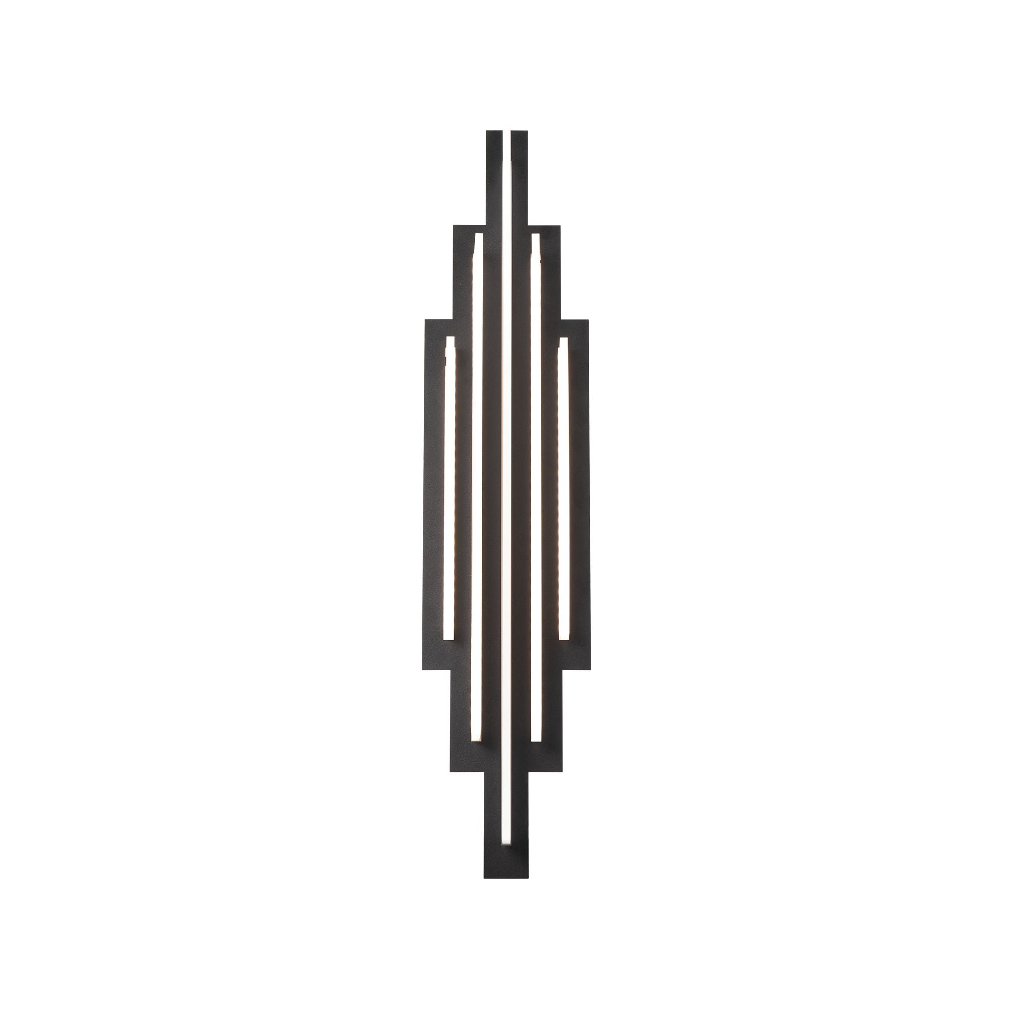 Nouveau 23" LED Wall Sconce, 3CCT, Black Finish - Bees Lighting