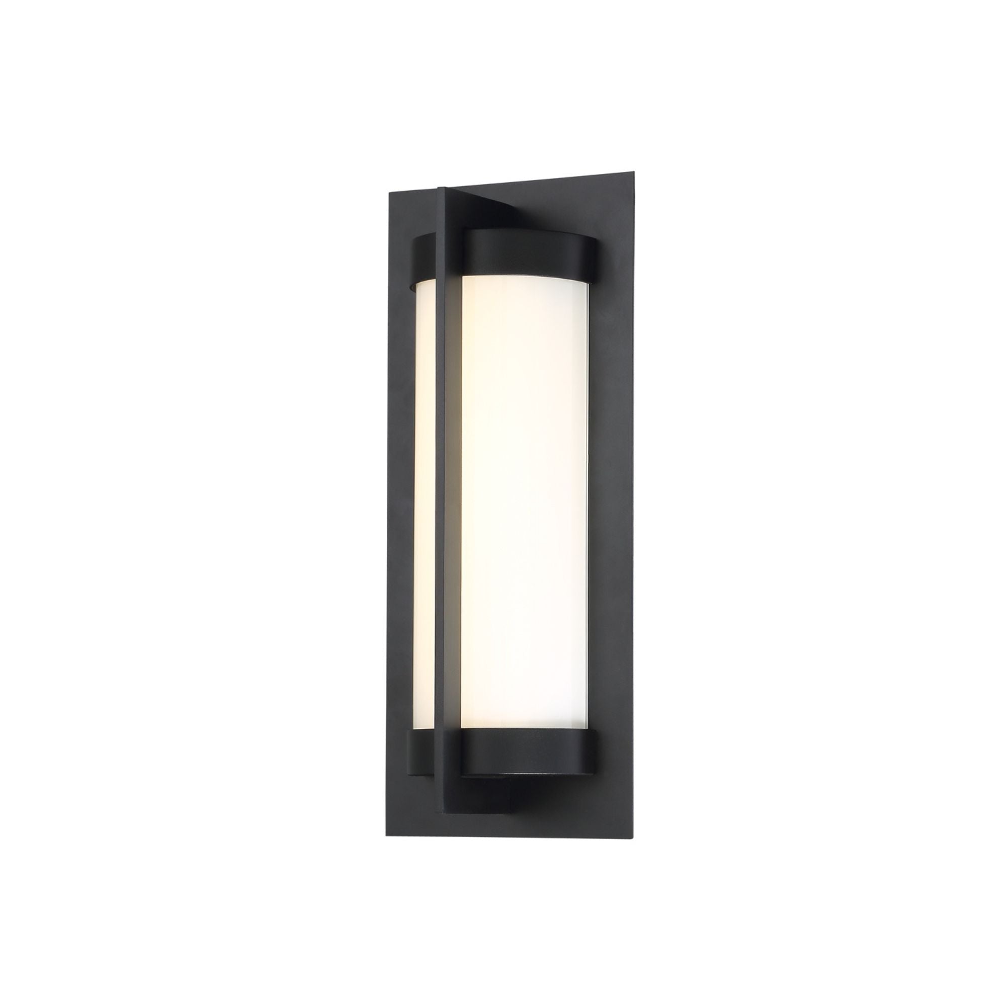 Oberon 14 in. LED Outdoor Wall Sconce Black