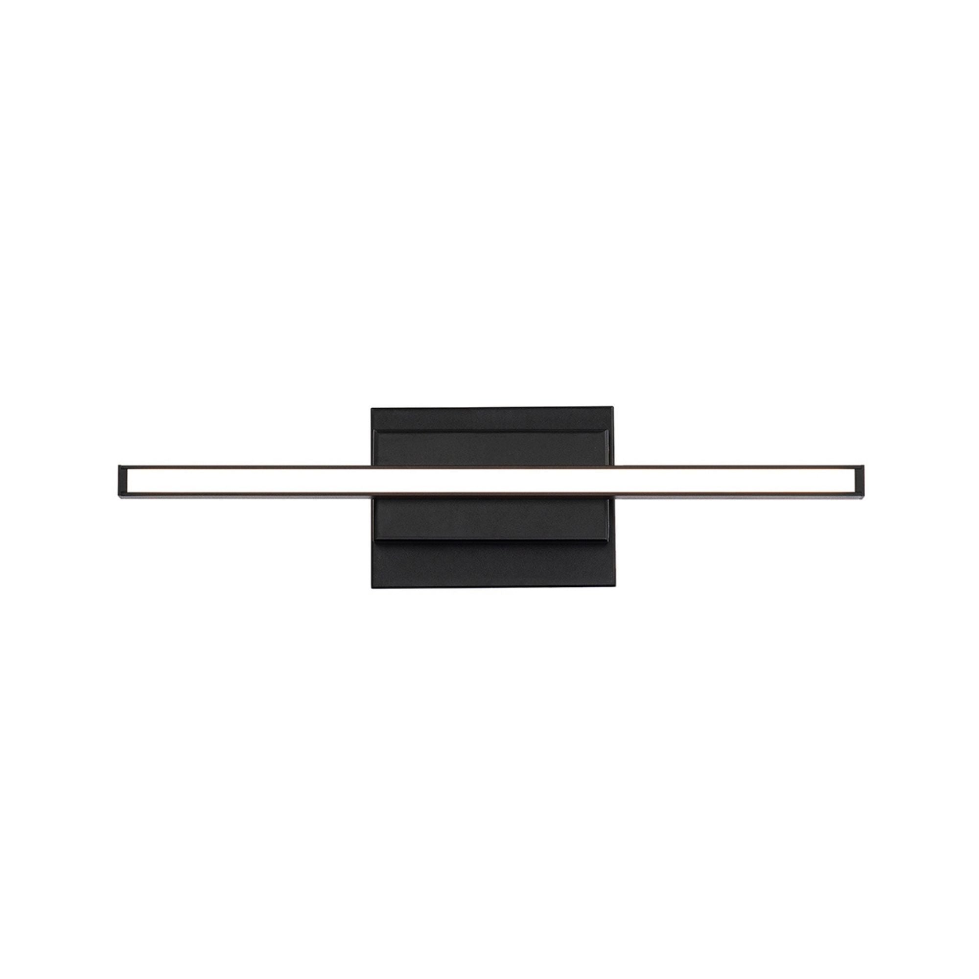 Parallax 18 in. LED Bath Bar 171 Lumens Selectable CCT Black finish