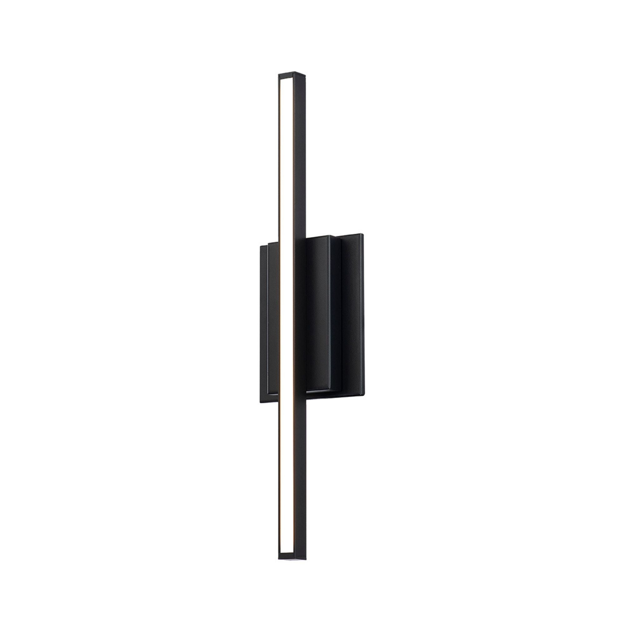 Parallax 18" LED Bath Vanity, 3CCT, Black Finish - Bees Lighting