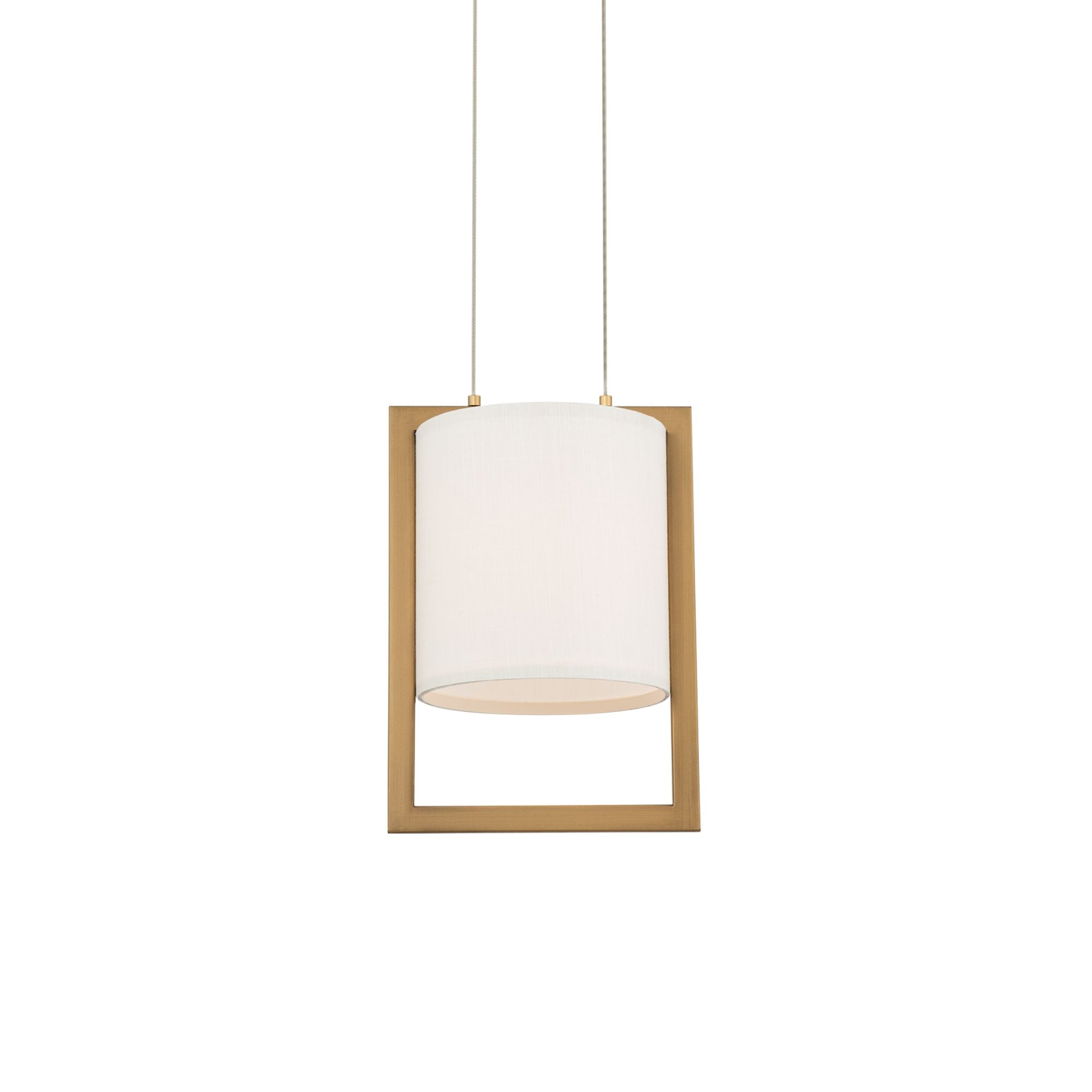 Park Avenue 9 in.  Mini Pendant Light Brass finish