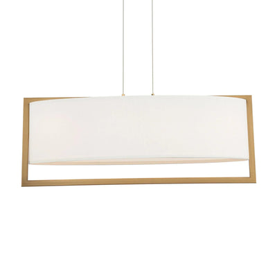 Park Avenue 31" LED Pendant, Aged Brass Finish