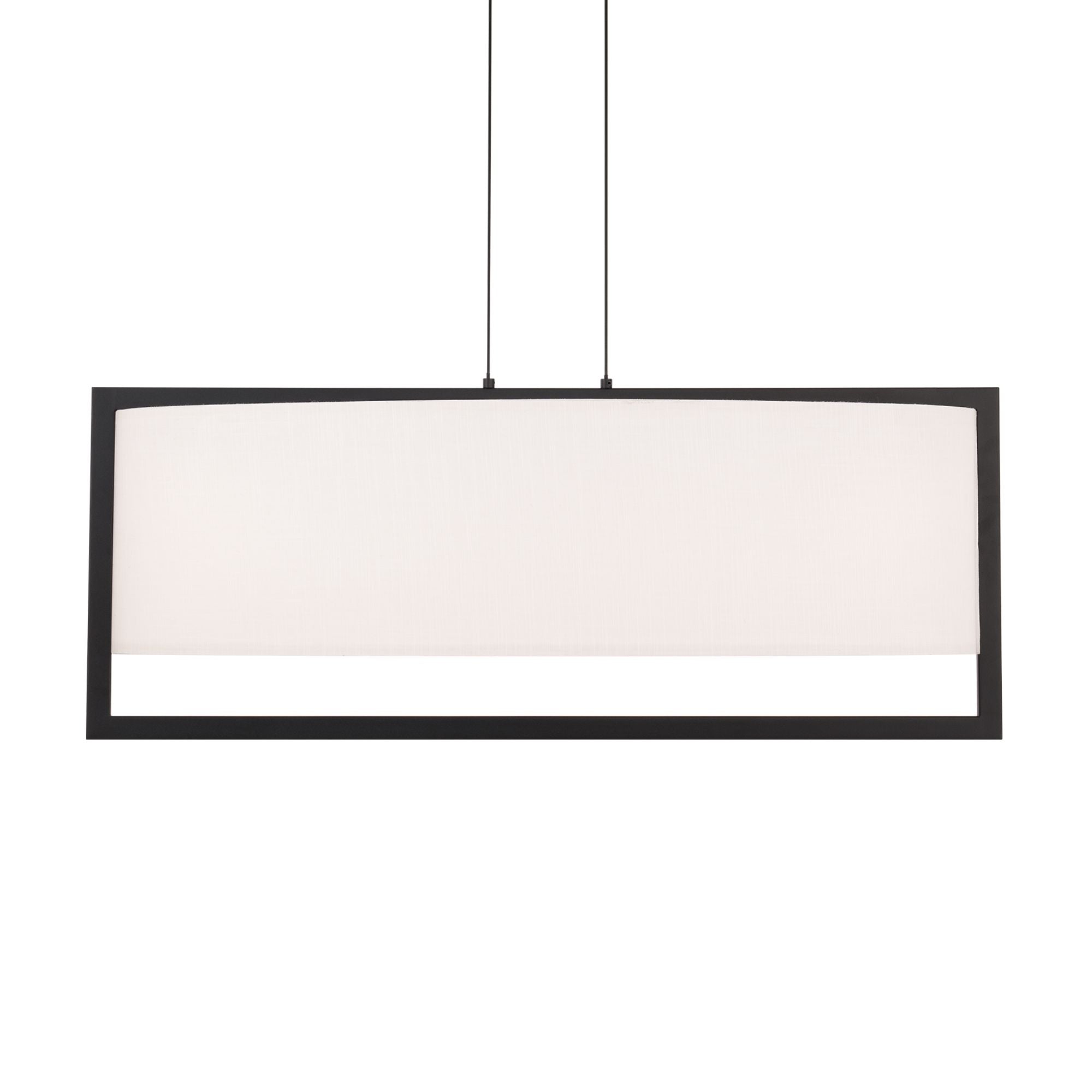 Park Avenue 31 in. LED Linear Pendant Light Black finish