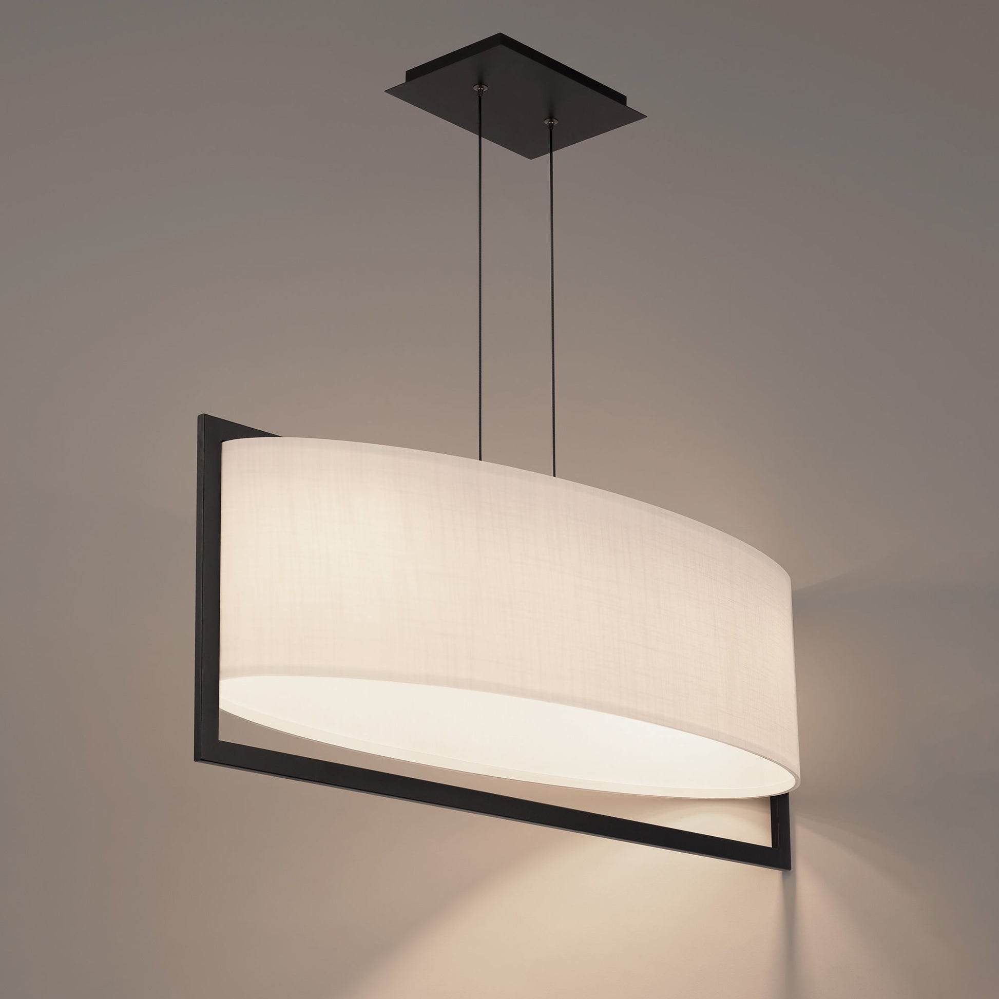 Park Avenue 31" LED Pendant, Black Finish - Bees Lighting