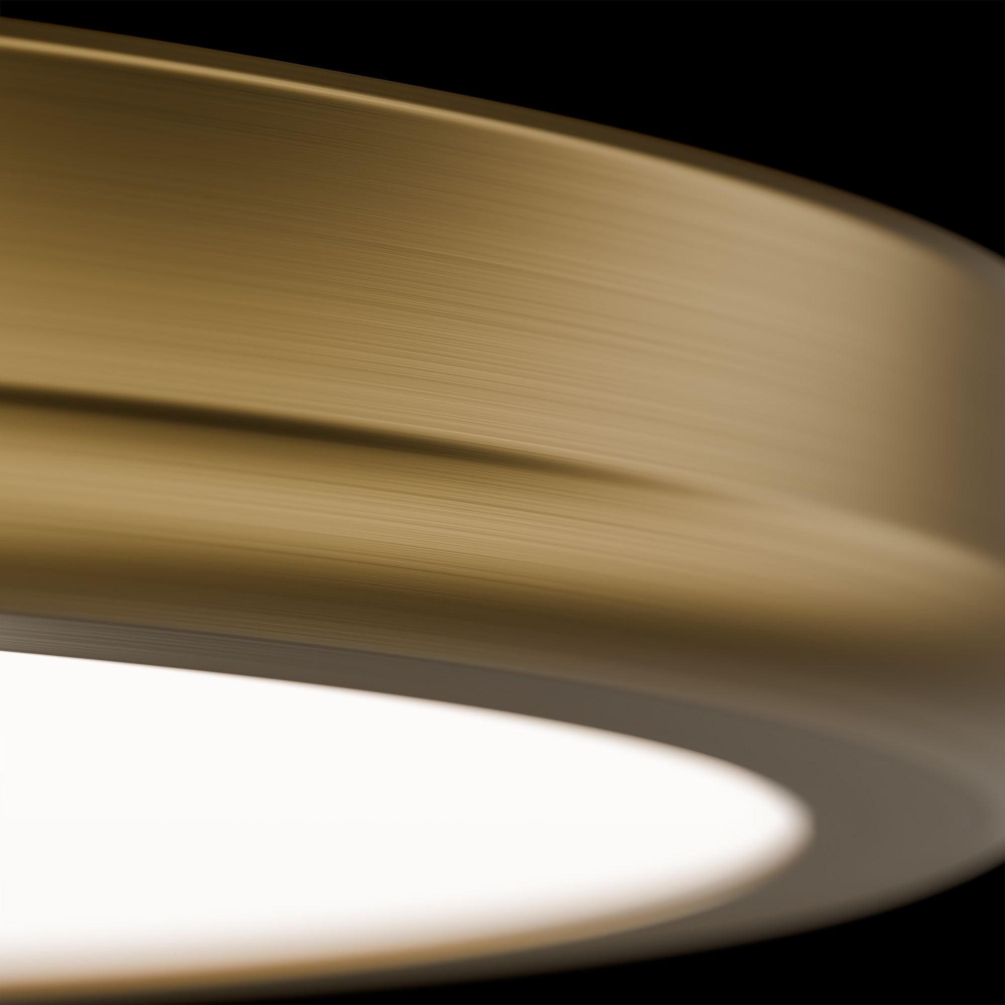 Parthenon 10" LED Flush Mount, 4CCT, Aged Brass Finish