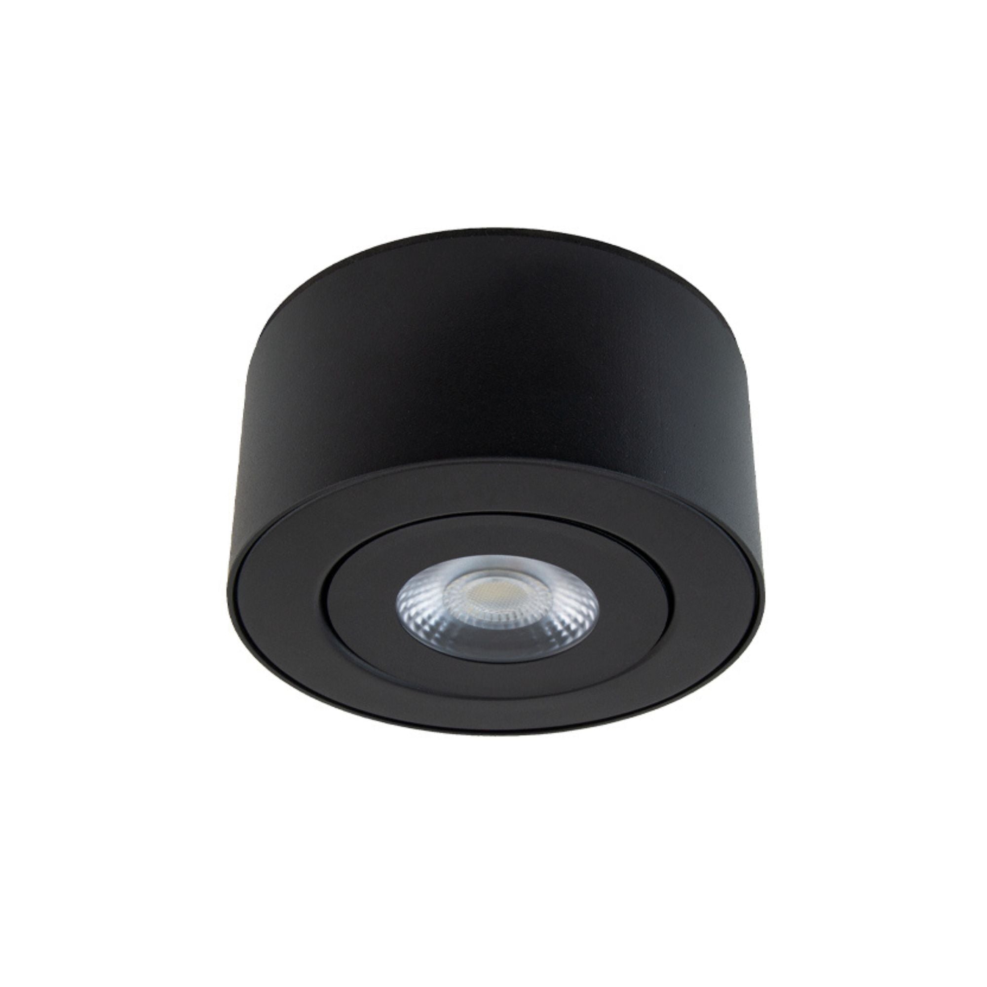 PEEK 5 in. LED Outdoor Flush Mount 3000K Black finish