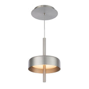 Pierce 10" LED Mini Pendant, Brushed Nickel Finish