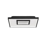 Pinpoint 16" Square LED Flush Mount, 4CCT, Black Finish