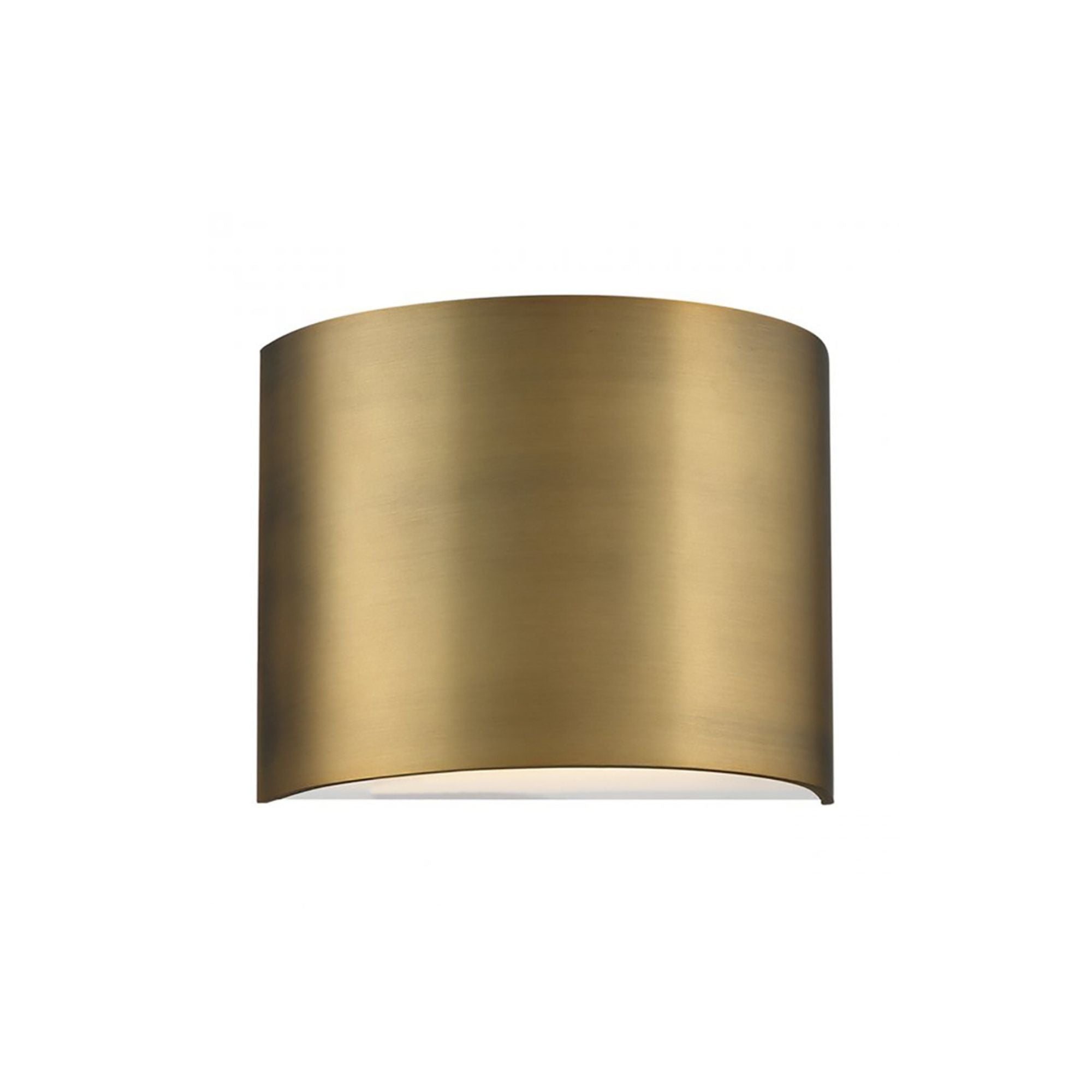 Pocket 7 In LED Wall Light 3000K Brass Finish