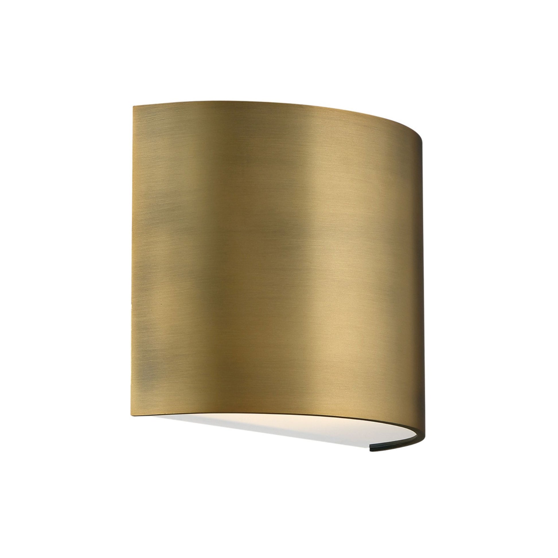 Pocket 7" LED Wall Sconce, Aged Brass Finish - Bees Lighting