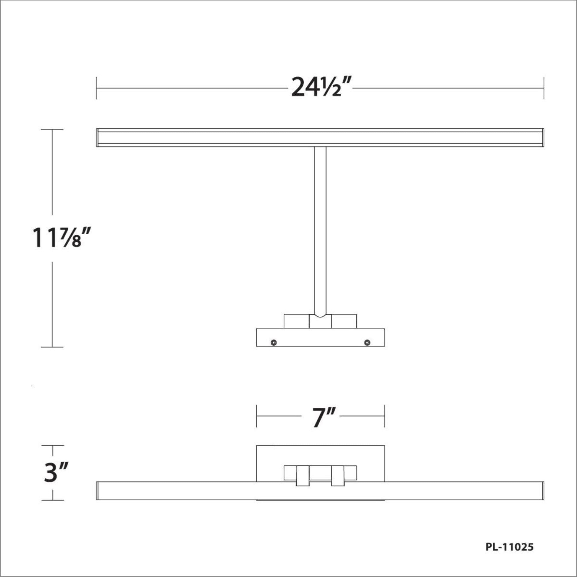Reed 25" LED Swing Arm Wall Lamp, Brushed Nickel Finish - Bees Lighting