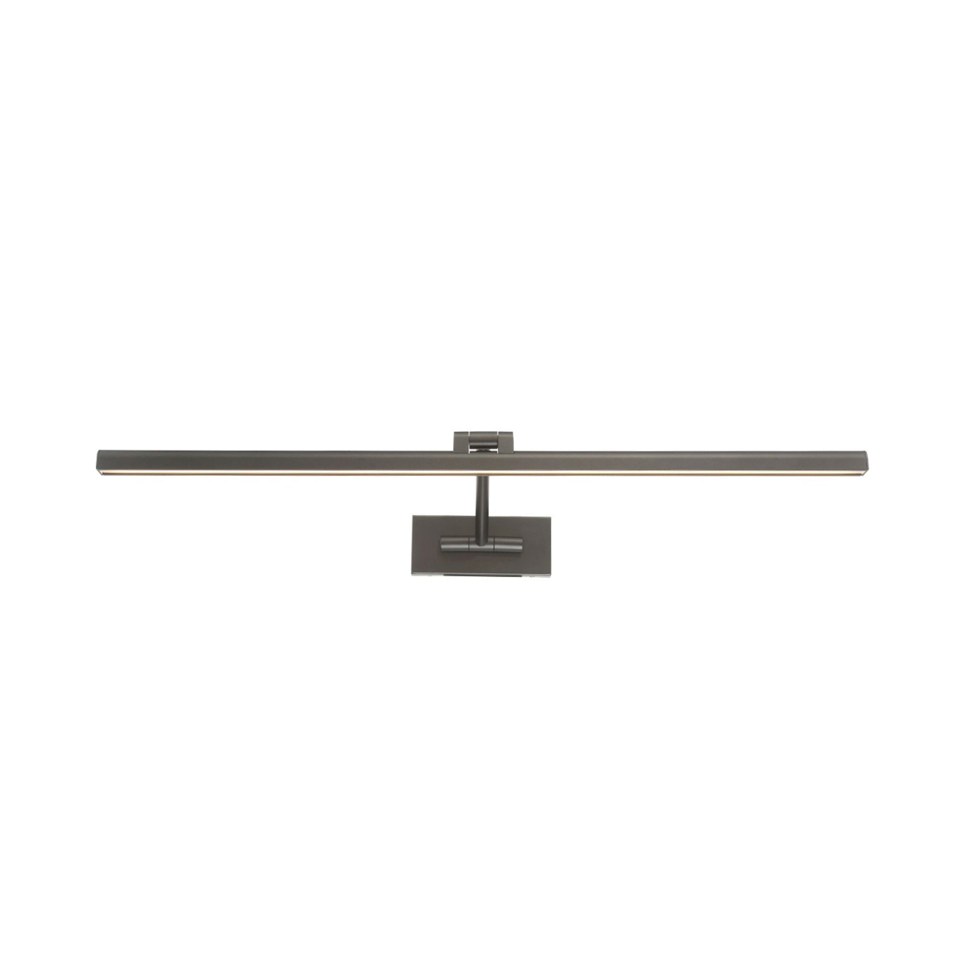 Reed 33" LED Swing Arm Wall Lamp, Black Finish - Bees Lighting