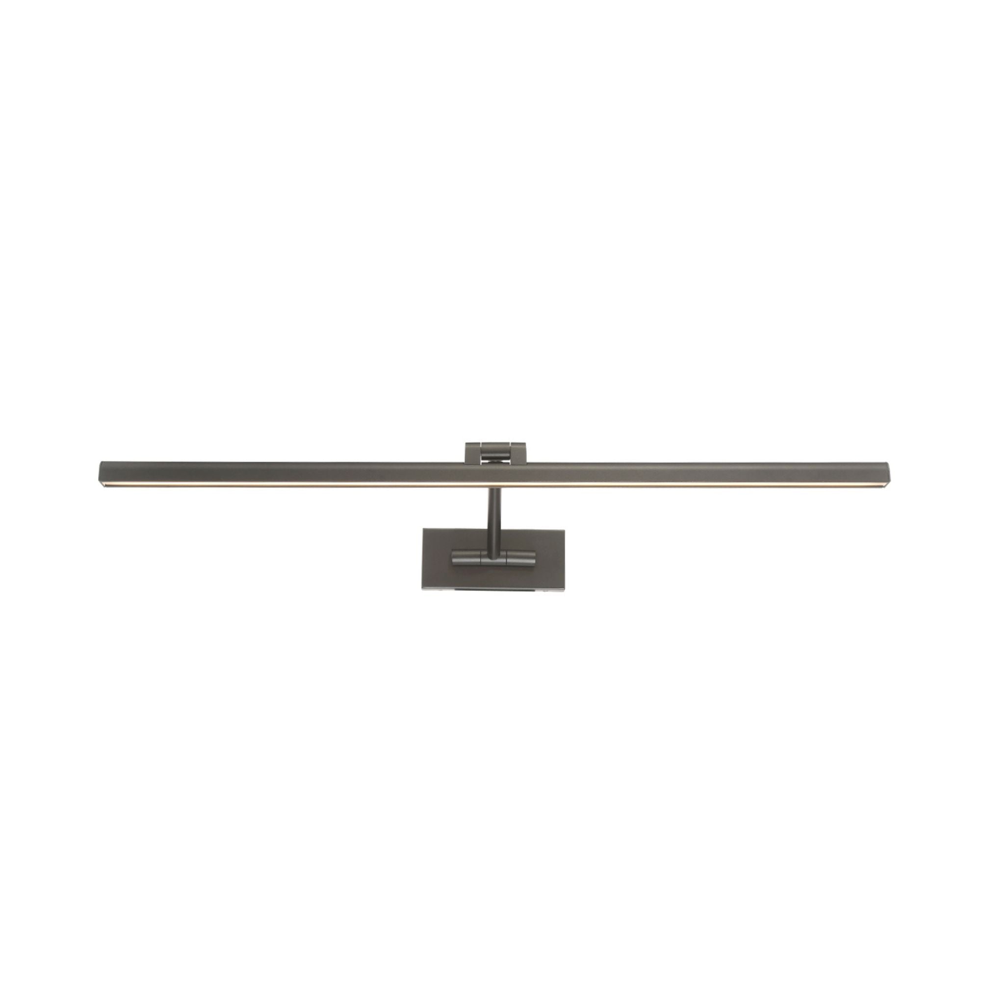 Reed 33" LED Swing Arm Wall Lamp, Black Finish - Bees Lighting