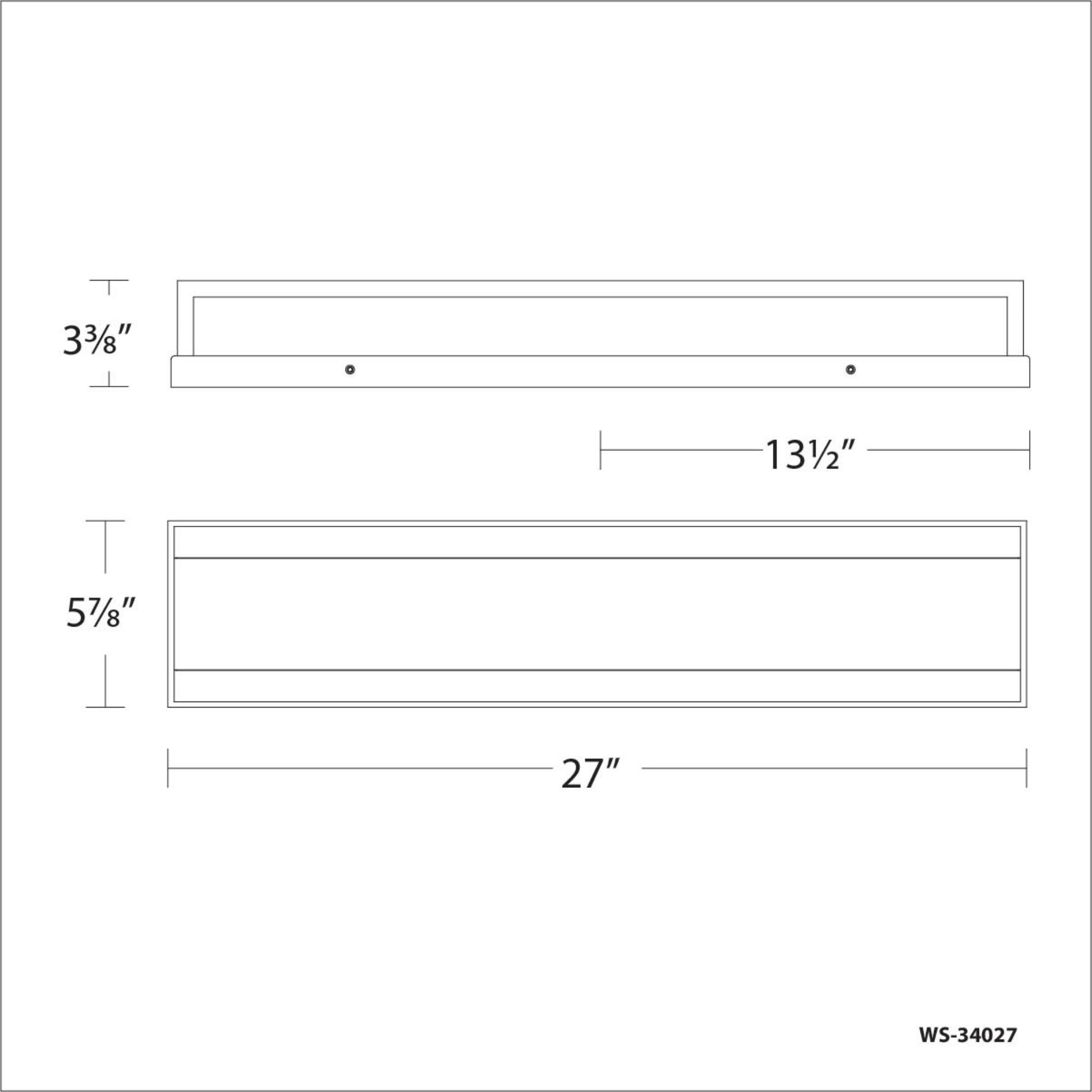 Repose 27" LED Bathroom Vanity, Brushed Aluminum Finish - Bees Lighting