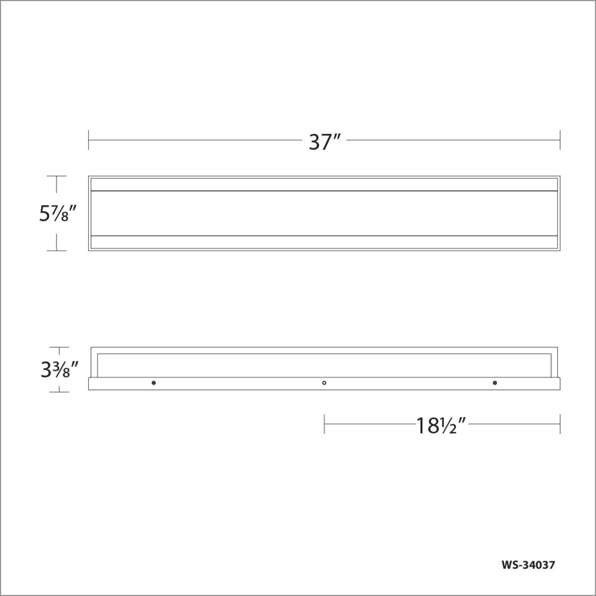 Repose 37 in. LED Bath Bar 1785 Lumens 3500K Aluminum Finish - Bees Lighting