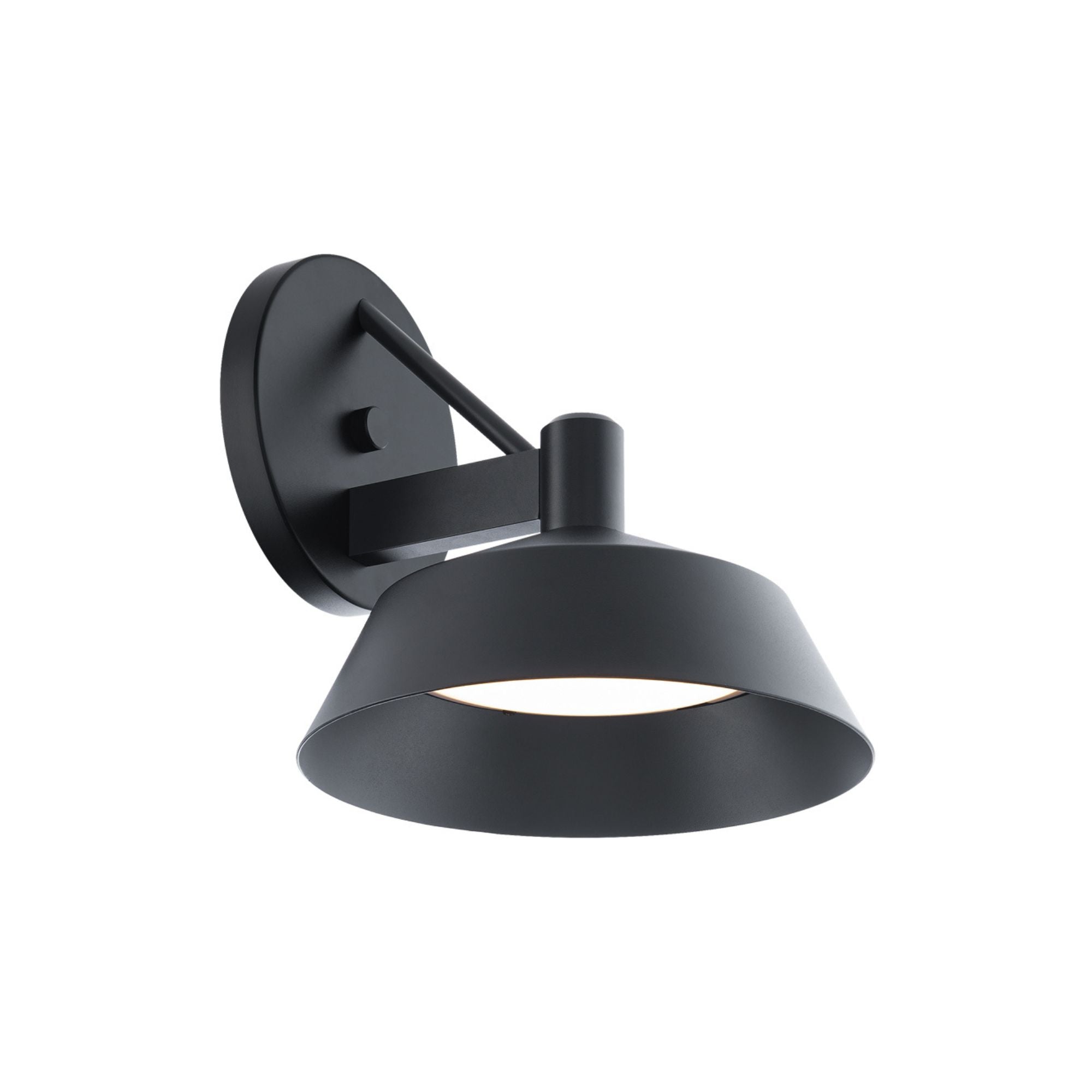 Rockport 11 in. LED Outdoor Wall Sconce 3000K Black Finish - Bees Lighting