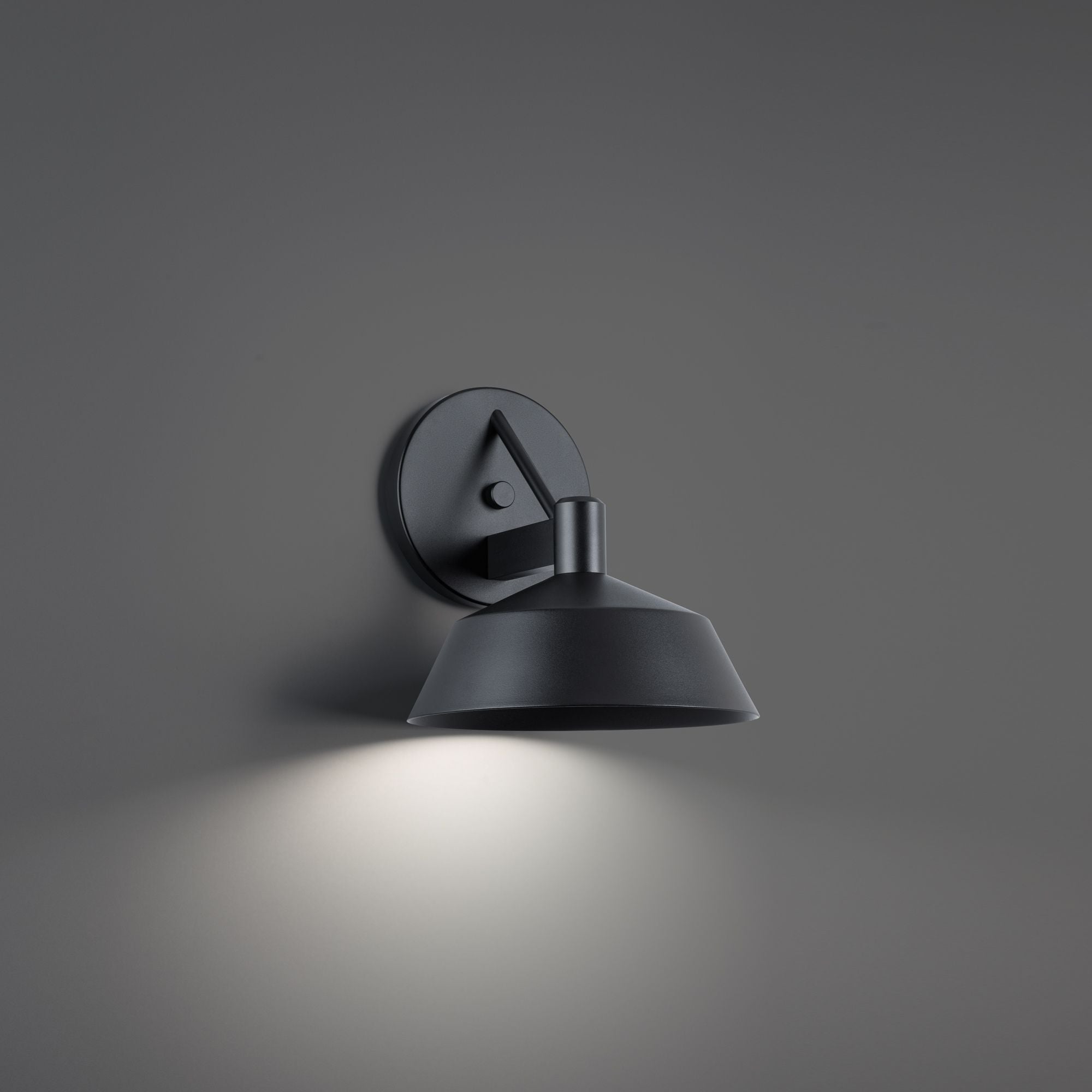 Rockport 11 in. LED Outdoor Wall Sconce 3000K Black Finish - Bees Lighting