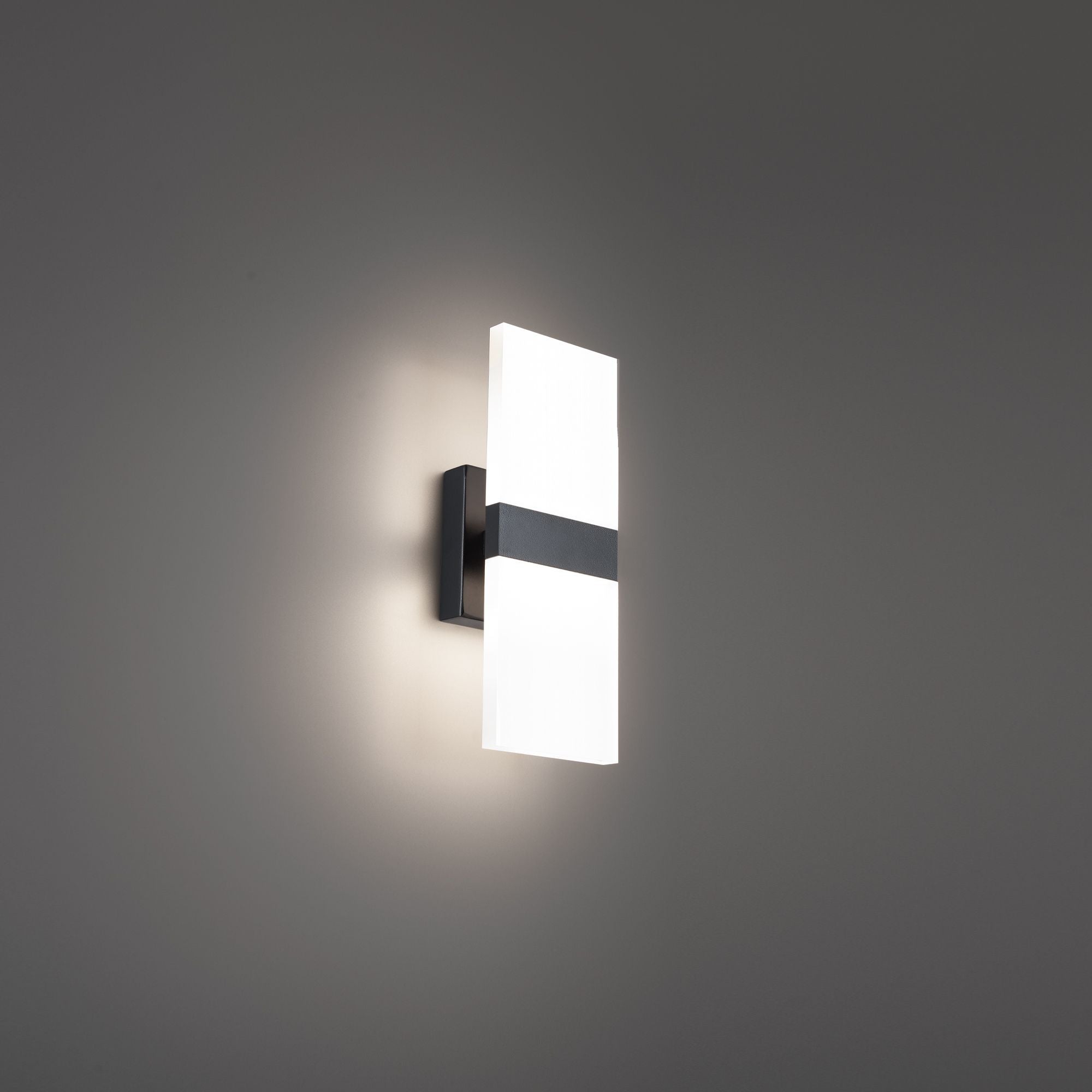 ROLAND 12 in. LED Wall Light 3000K Black finish - Bees Lighting
