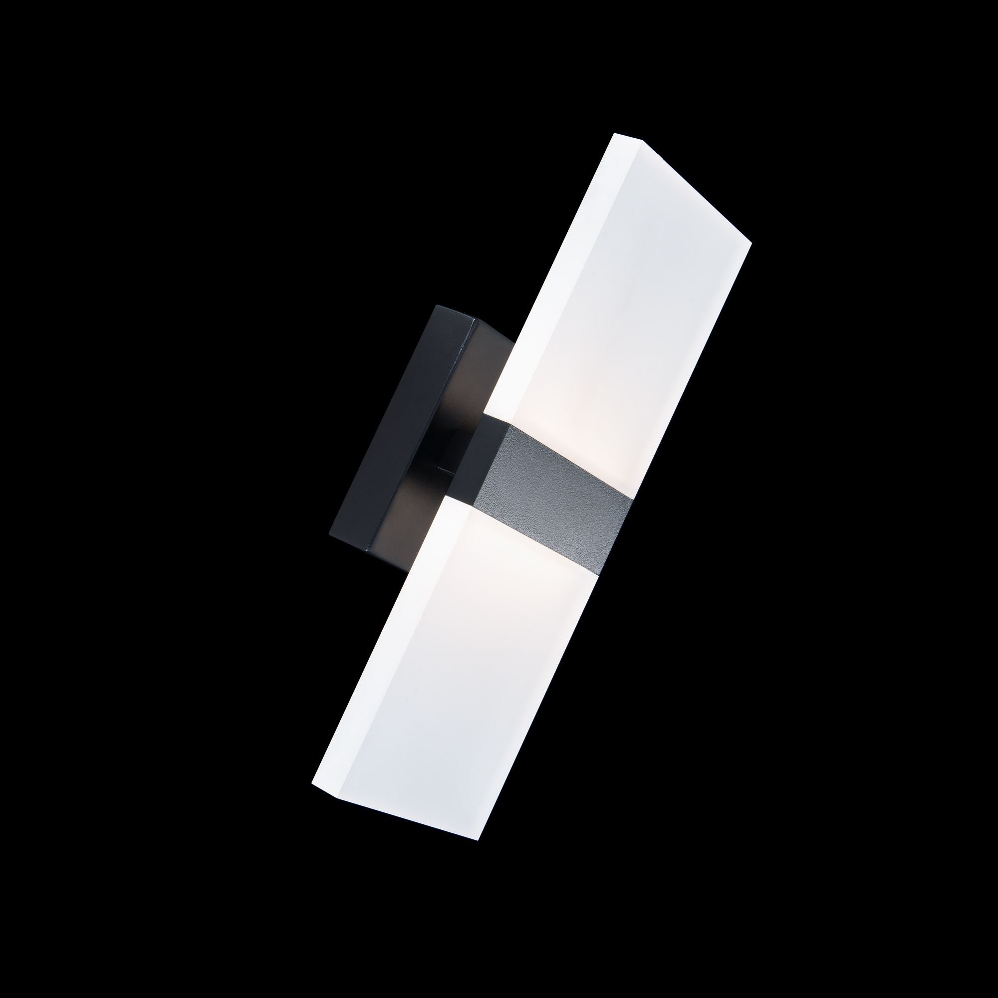 Roland 12" LED Wall Sconce, Black Finish - Bees Lighting