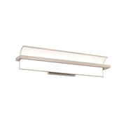 Shard 24" LED Wall Sconce, 4CCT, Brushed Nickel Finish