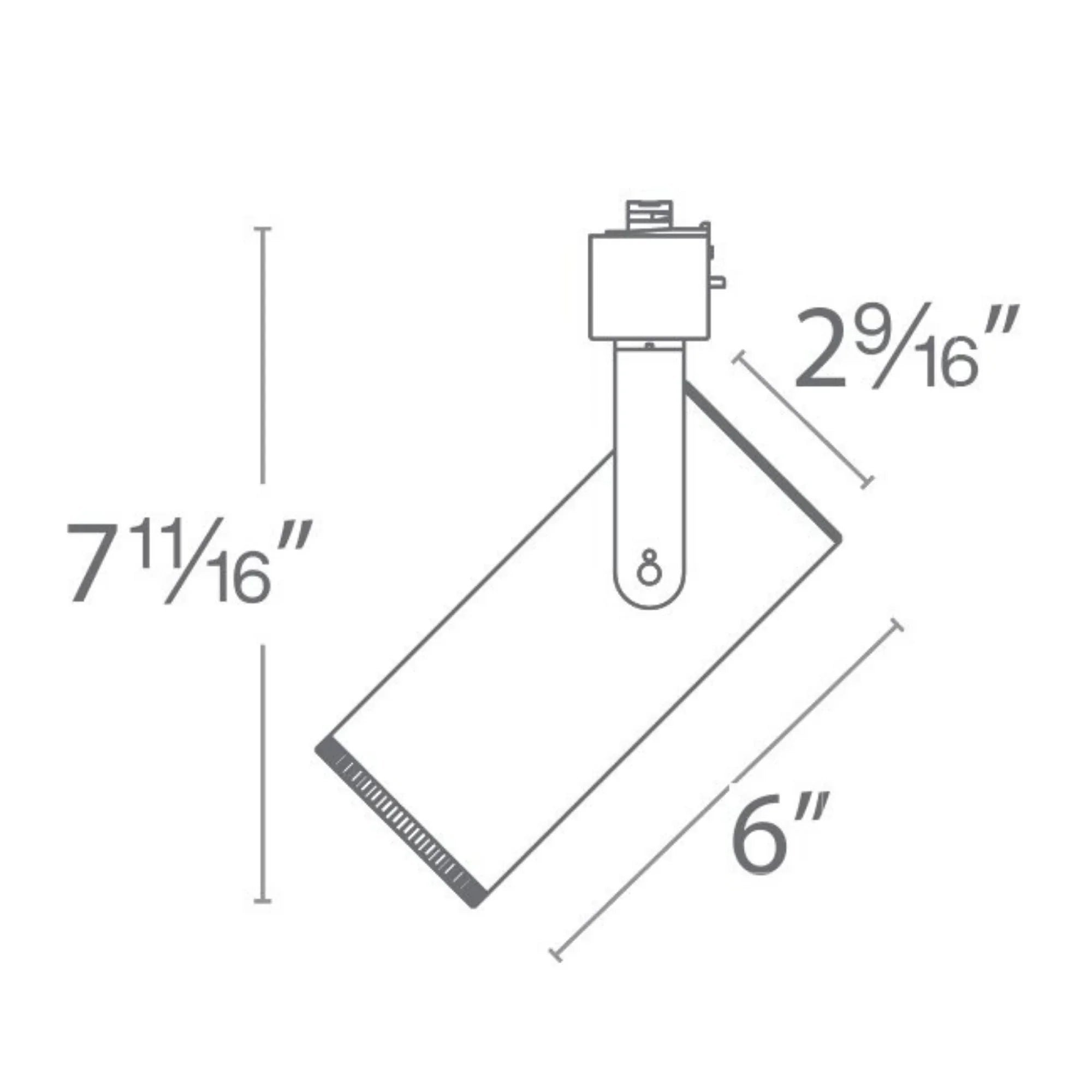 Silo X20, 20W LED Track Head, 1100 Lumens 3000K, Halo, Black