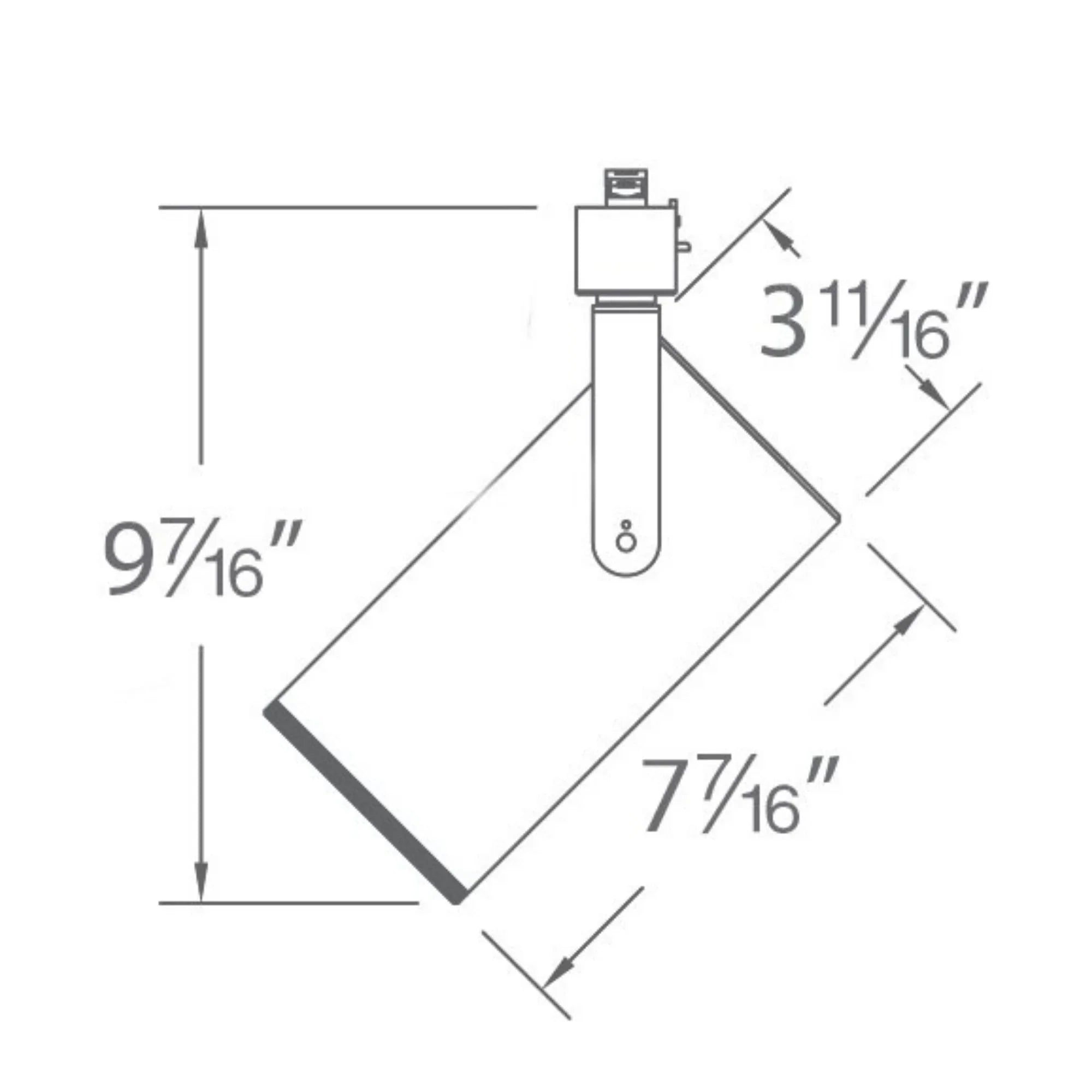 Silo X42, 42W LED Track Head, 1100 Lumens 3000K, Halo, White
