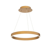 Sirius 18" LED Pendant, Aged Brass Finish