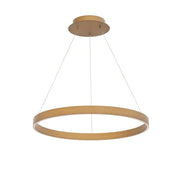 Sirius 24" LED Pendant, Aged Brass Finish