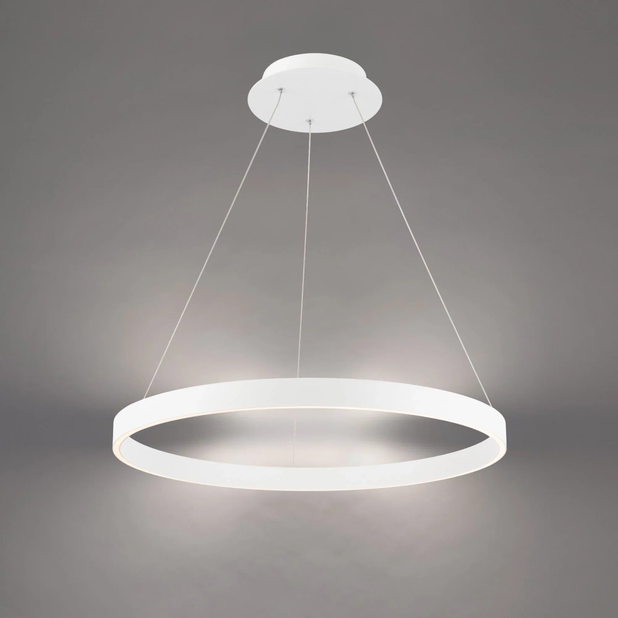 Sirius 24" LED Pendant, White Finish