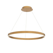 Sirius 31" LED Pendant, Aged Brass Finish