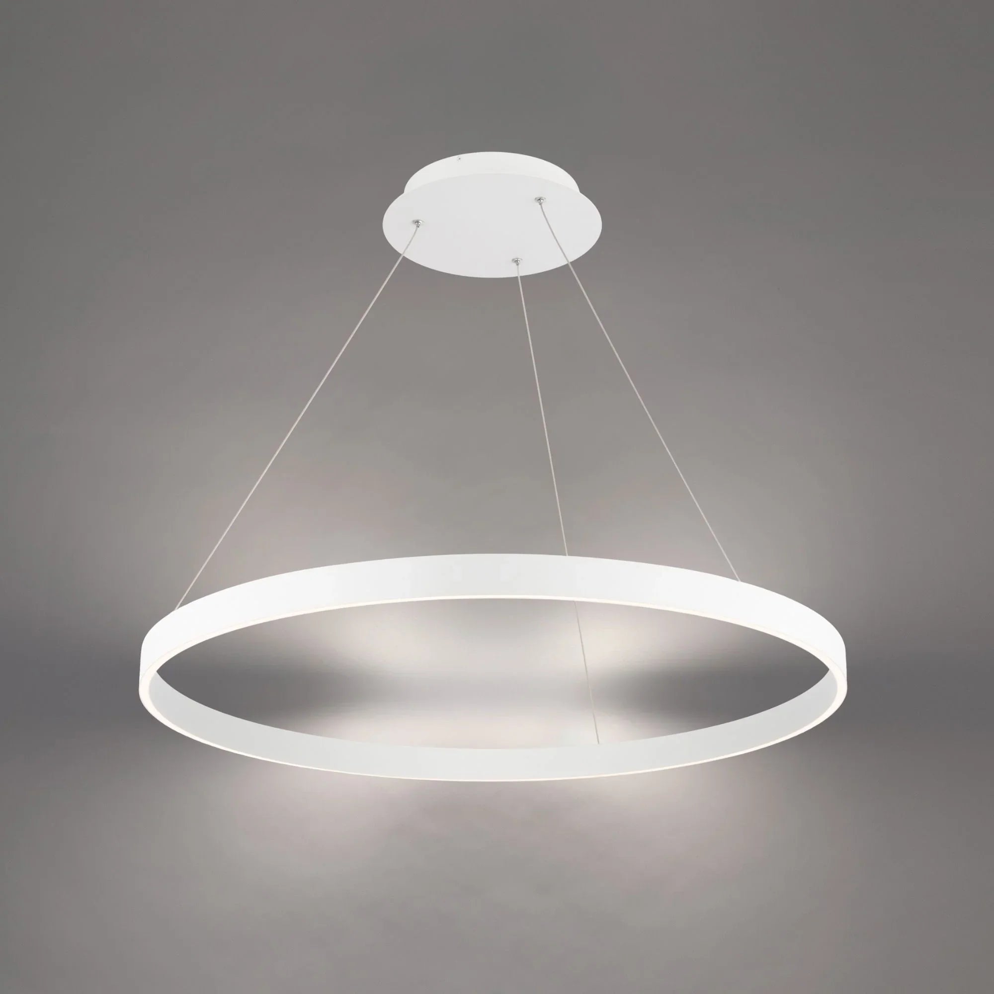 Sirius 31" LED Pendant, White Finish