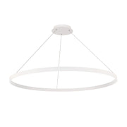 Sirius 48" LED Pendant, White Finish