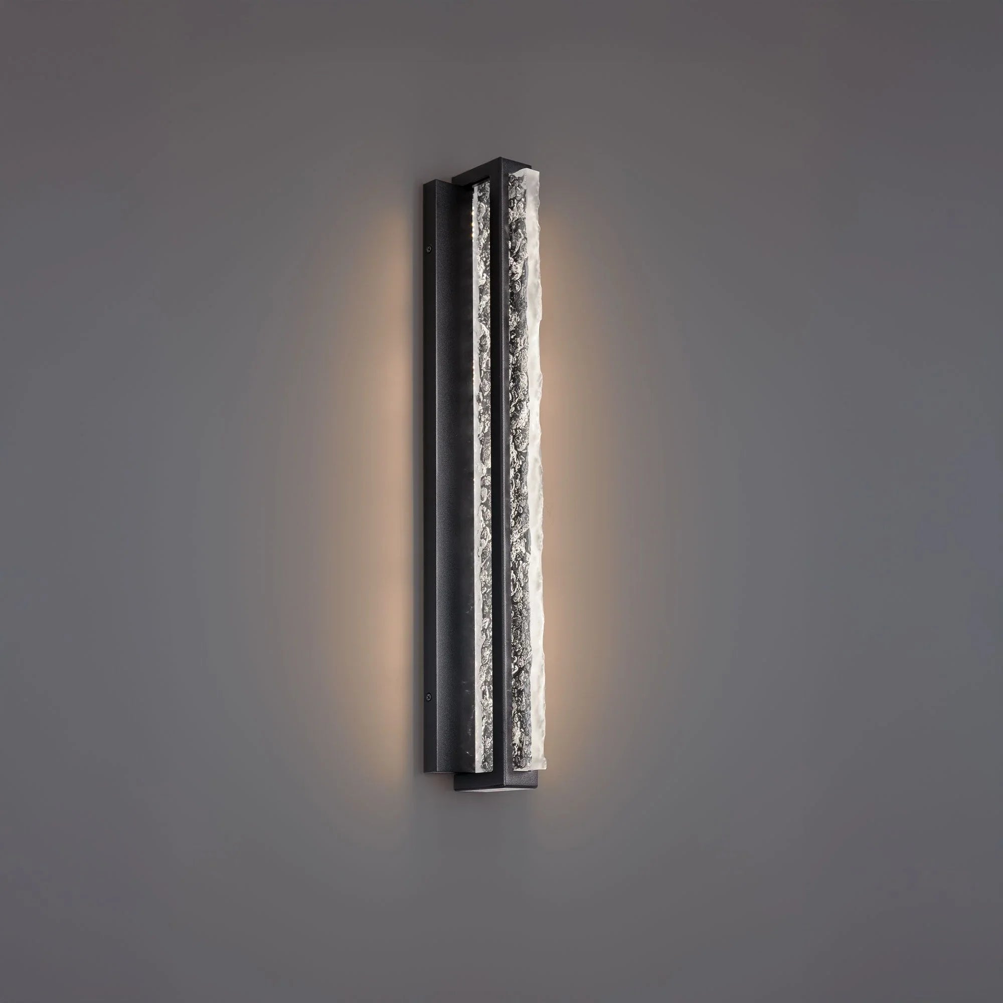 Skate 24" LED Wall Sconce, 4CCT, Black Finish