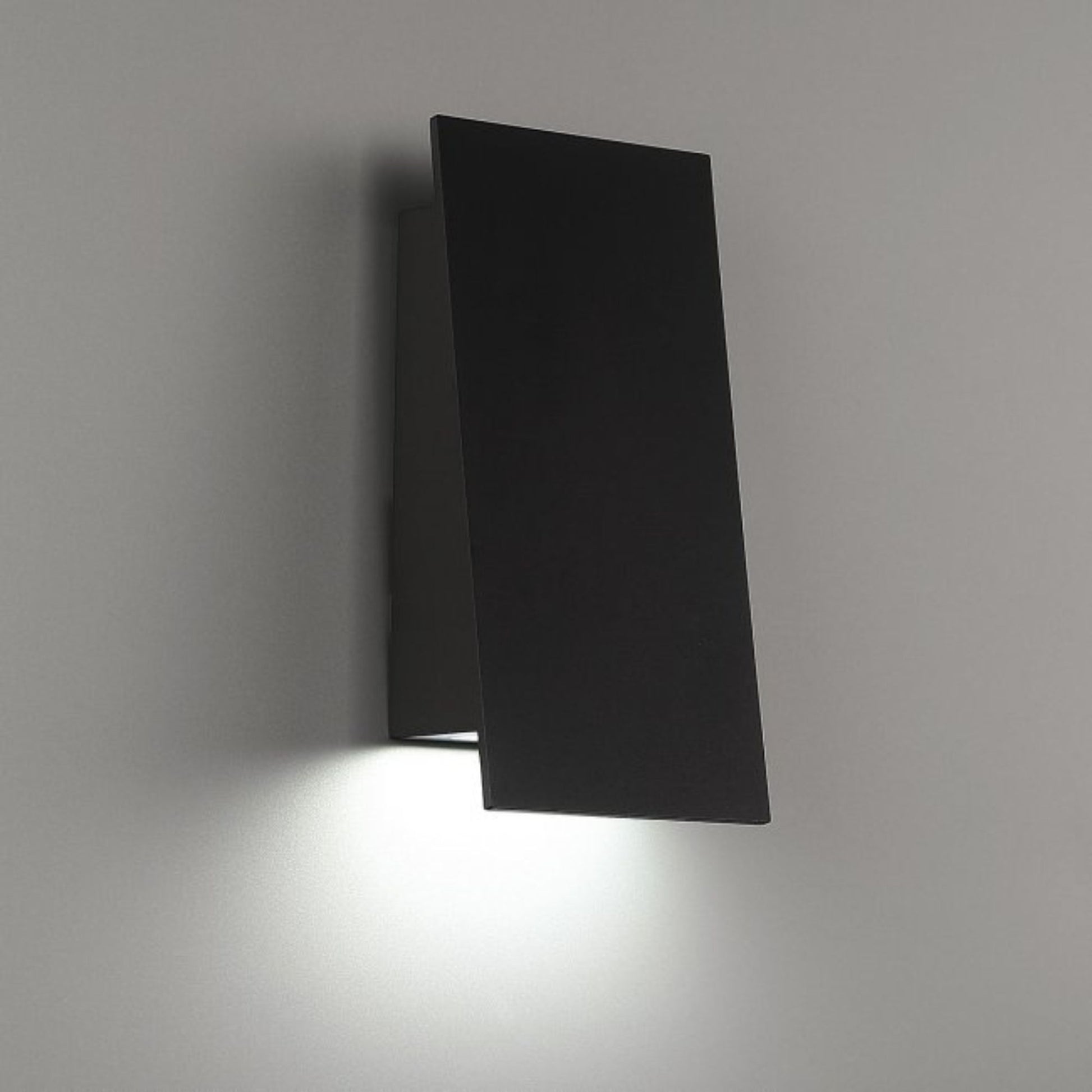 Slant 11" LED Wall Light, Black Finish - Bees Lighting