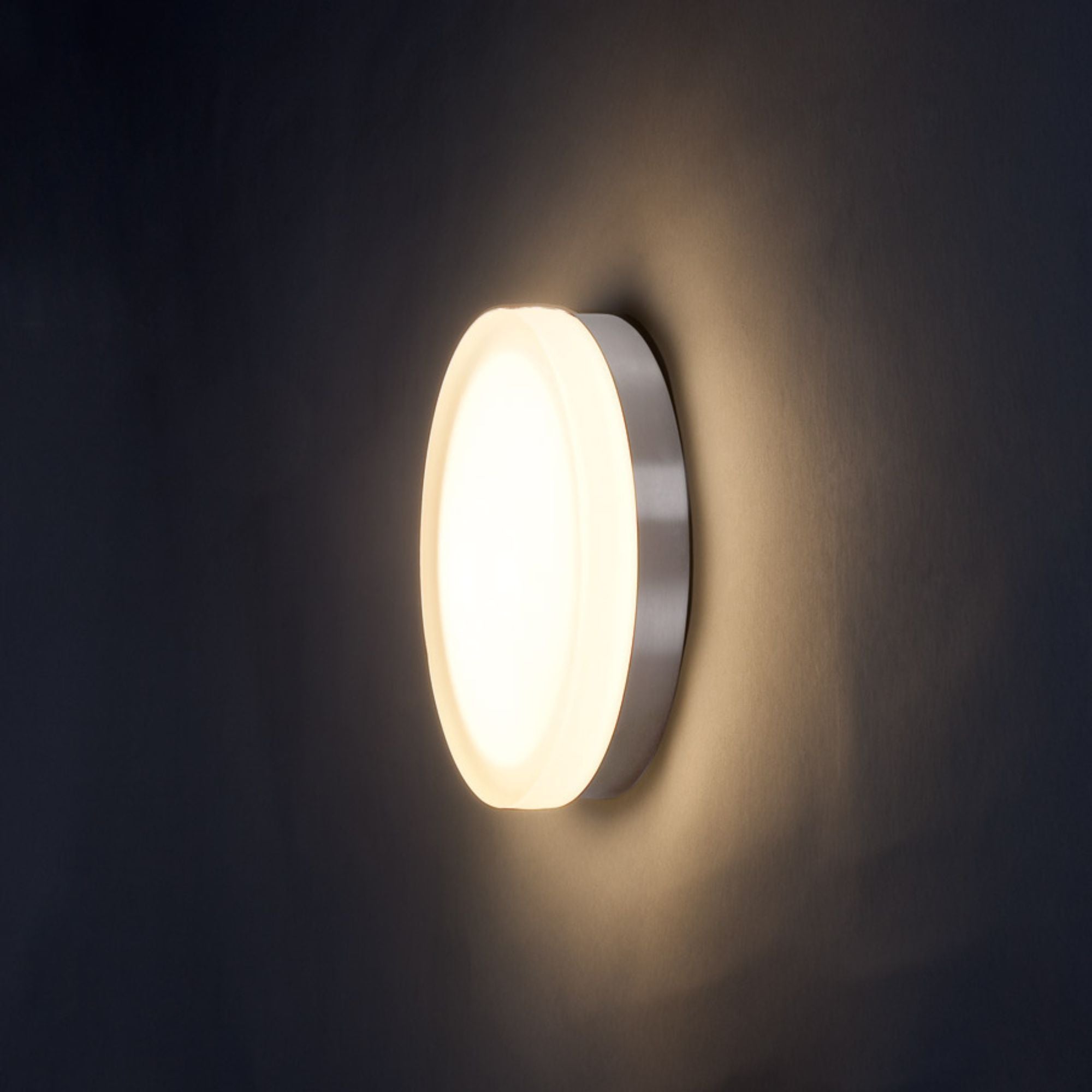 Slice 9" LED Flush Mount, 3CCT, Brushed Nickel Finish