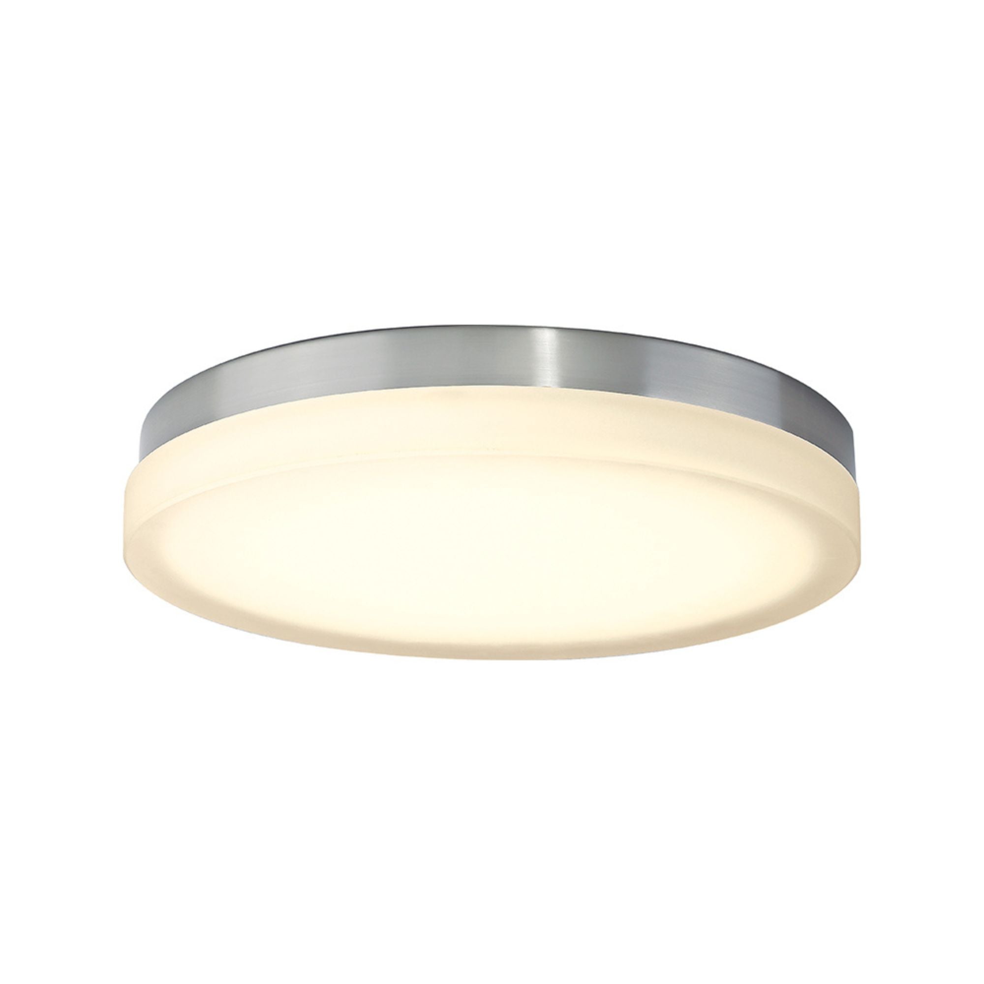Slice 14" LED Flush Mount, 3CCT, Brushed Nickel Finish