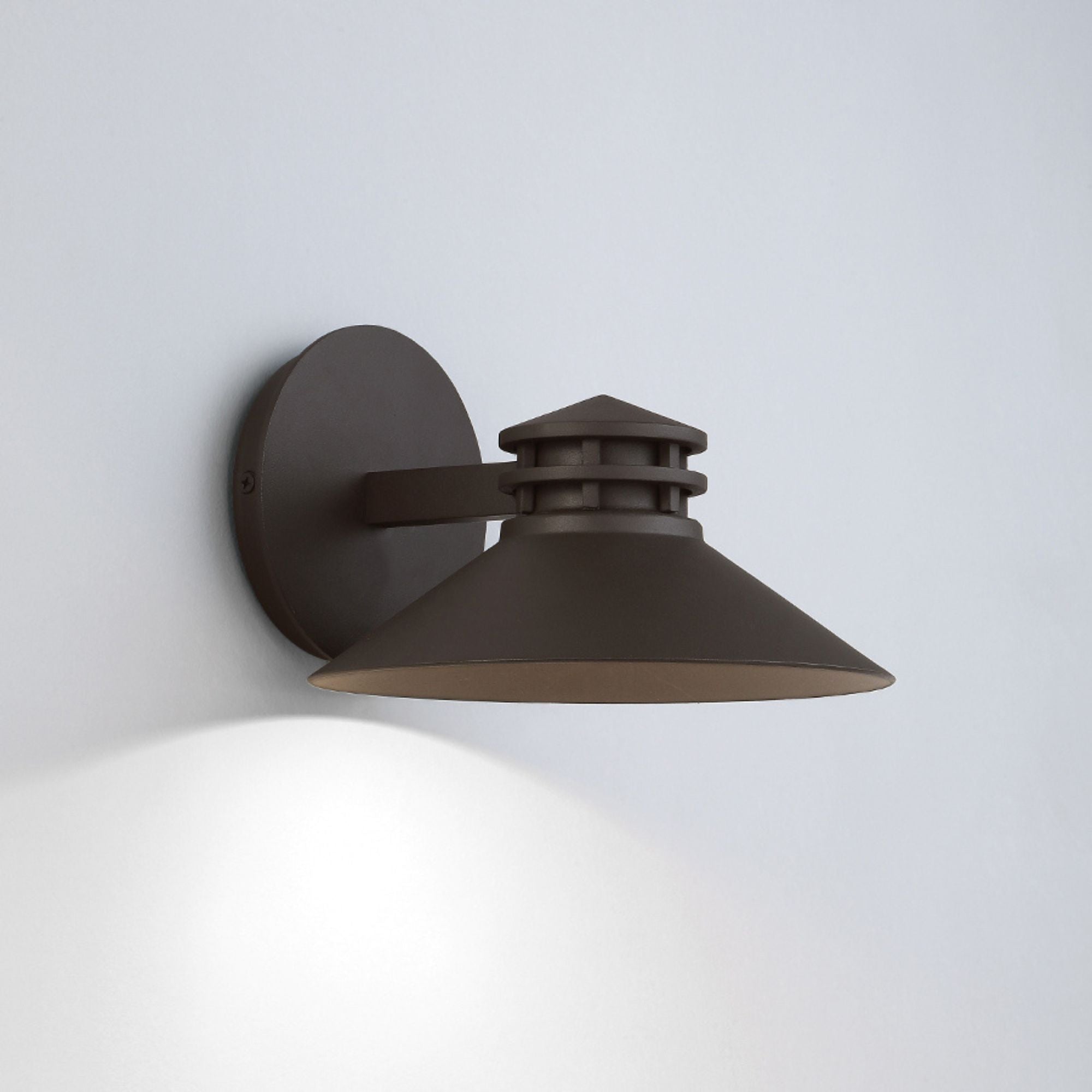 Sodor 8 In LED Outdoor Outdoor Wall Sconce Bronze Finish