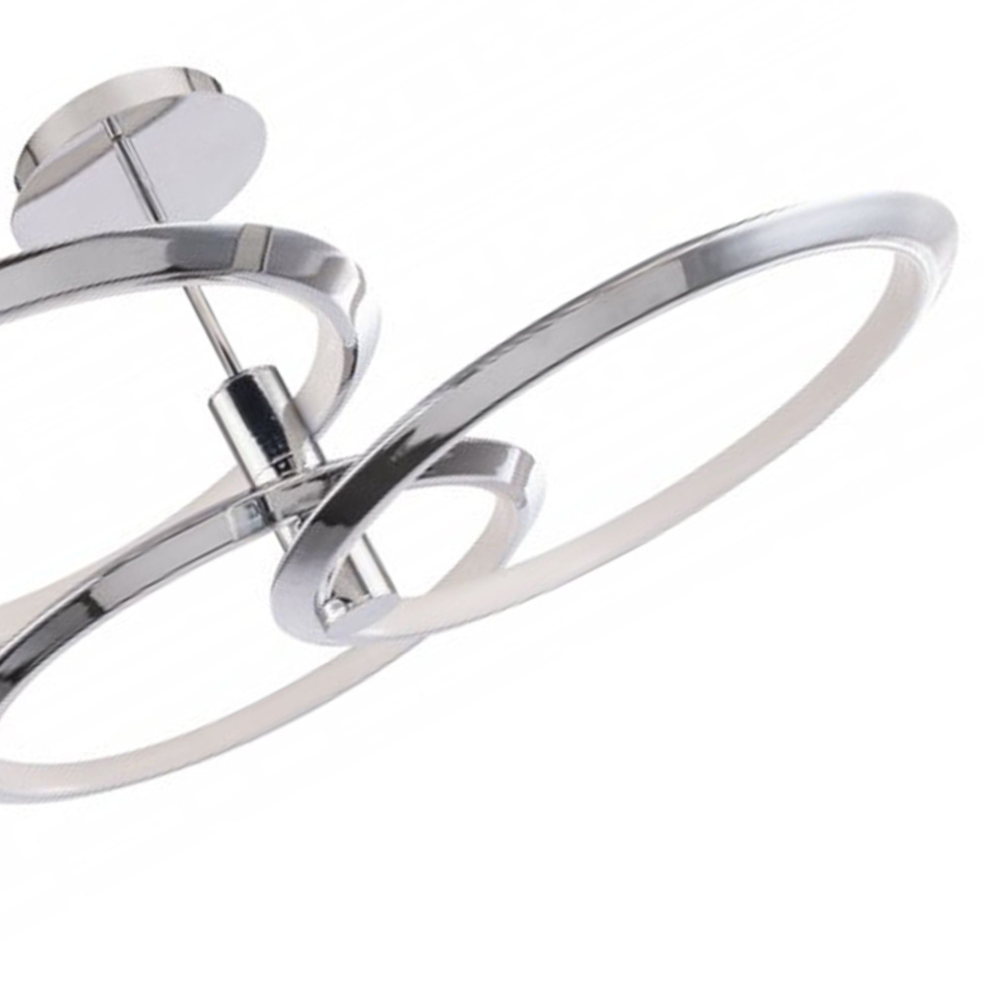 Solaris 40 in. LED Pendant Light Chrome Finish - Bees Lighting
