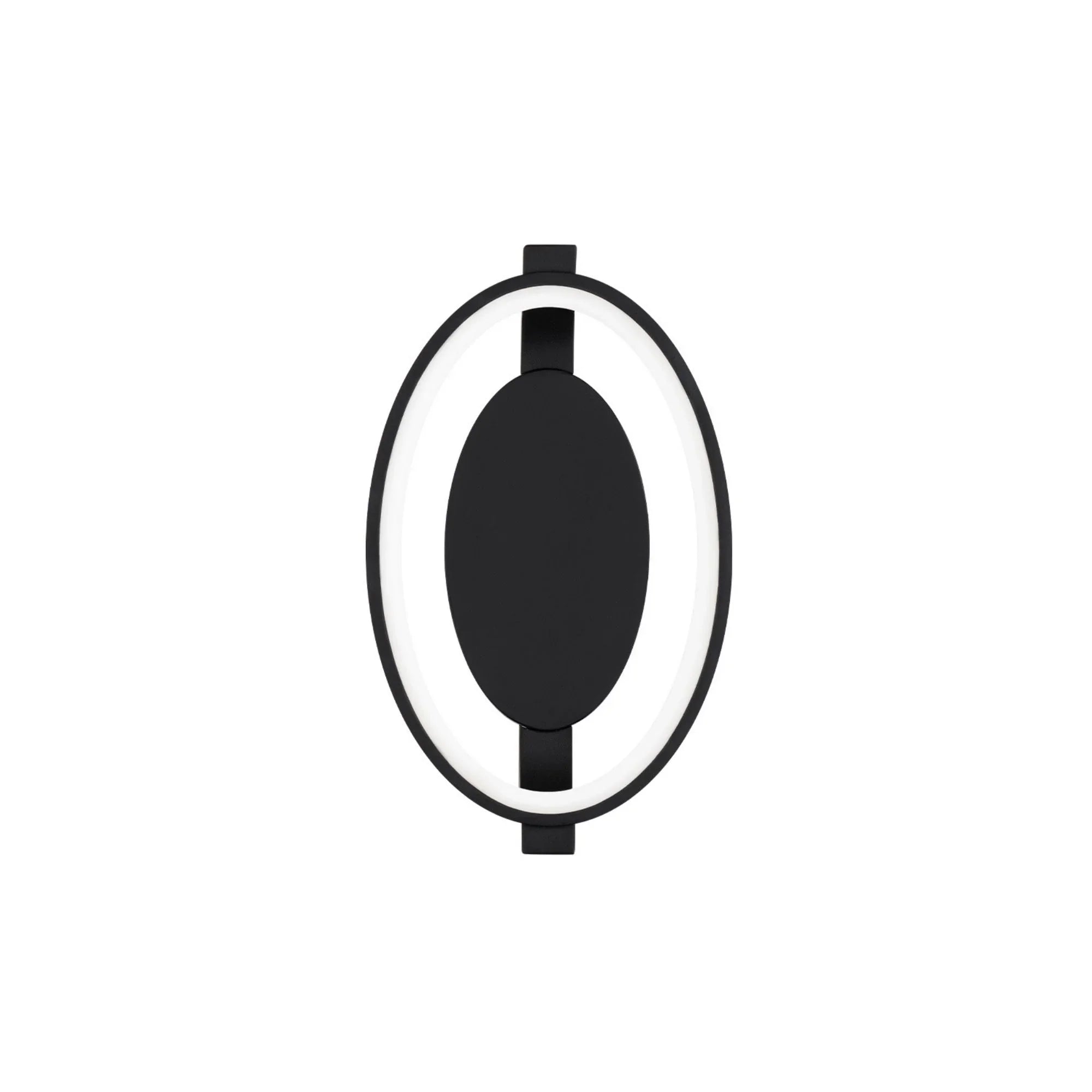 Solitaire 13" LED Wall Sconce, Black Finish