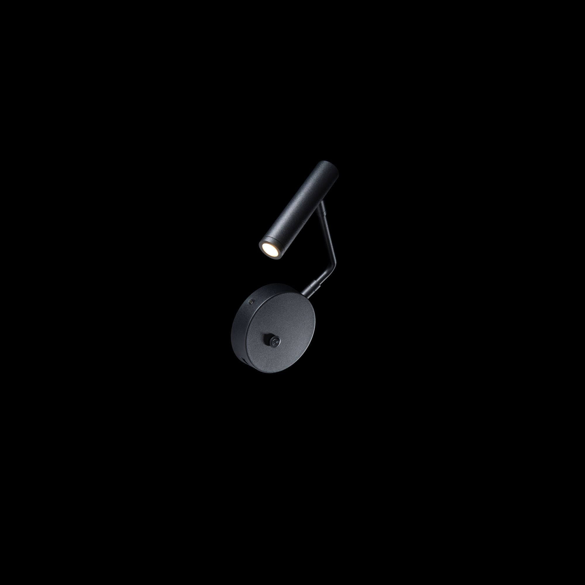 Sprig 10 in. LED Swing Arm Wall Sconce 3000K Black finish