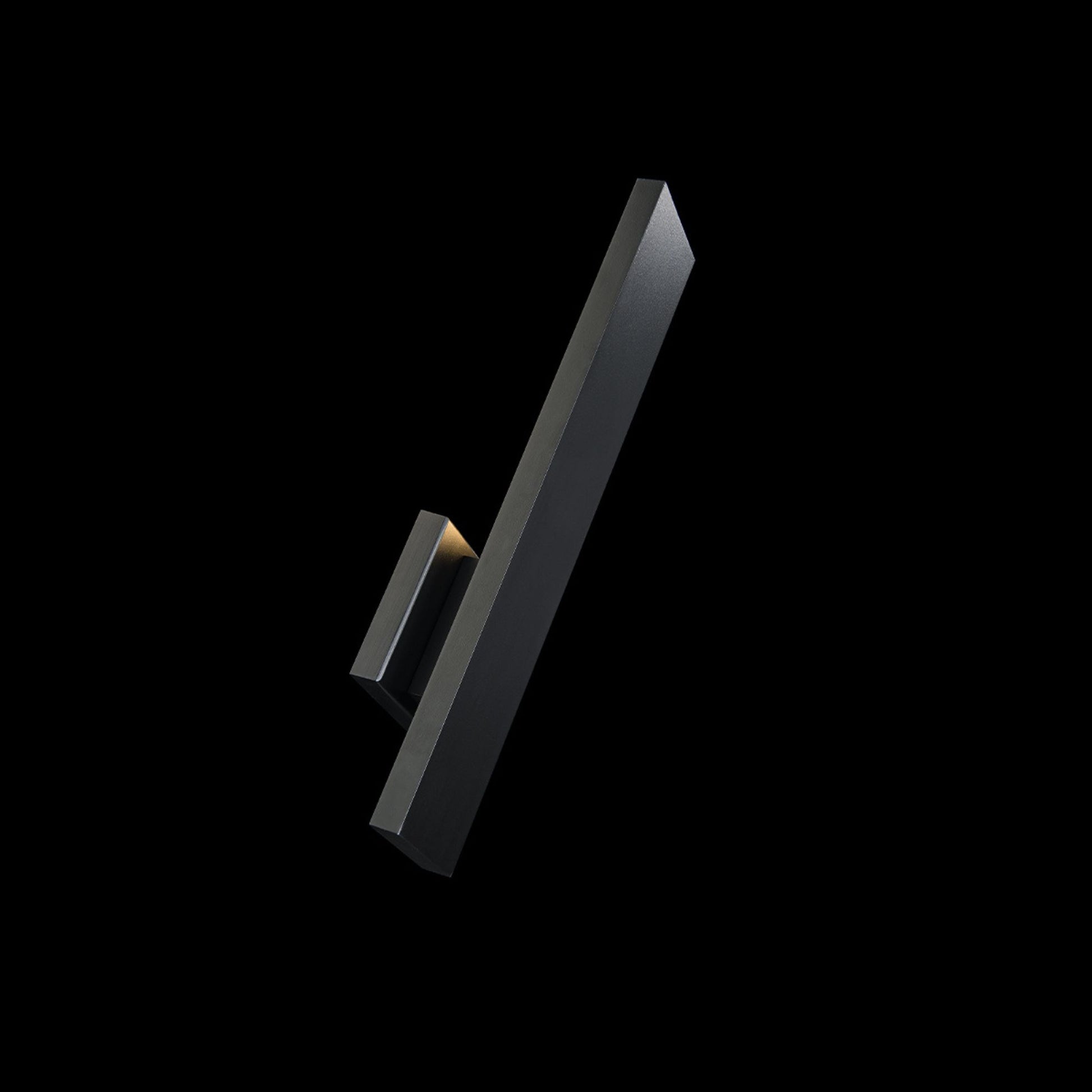 Stag 18" LED Outdoor Wall Light, 3CCT, Black Finish - Bees Lighting
