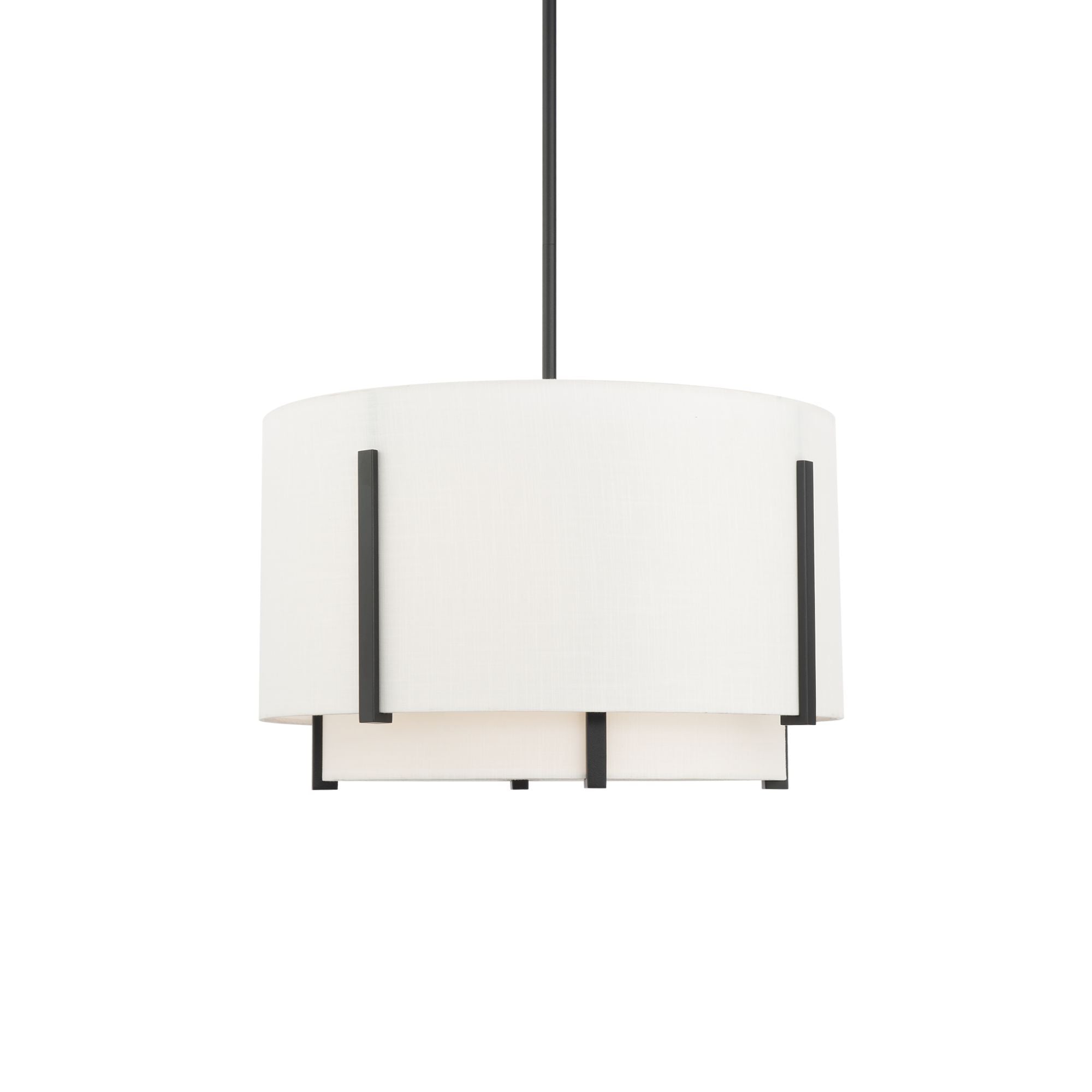 Strum 20 in. LED Pendant Light Black finish - Bees Lighting